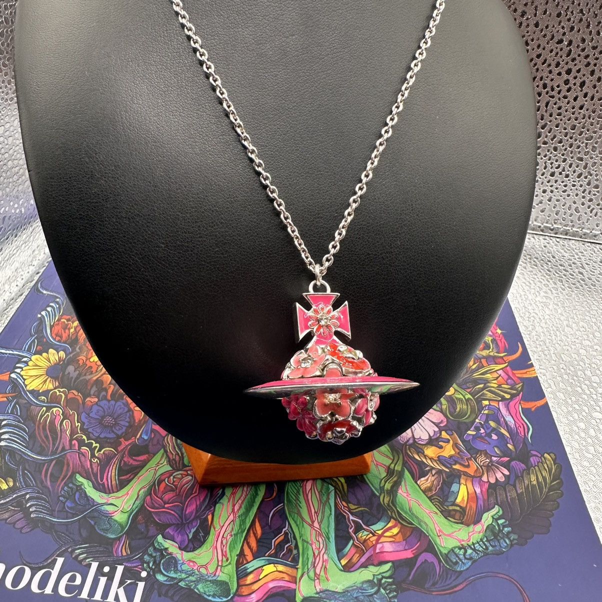 Vintage × Vivienne Westwood Ultra Rare🌸 floral pattern necklace Size ONE SIZE - 4 Thumbnail