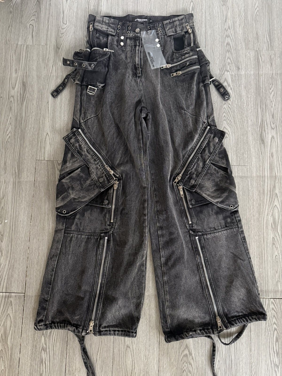 No Faith Studios No/faith studios black heavy cargo | Grailed