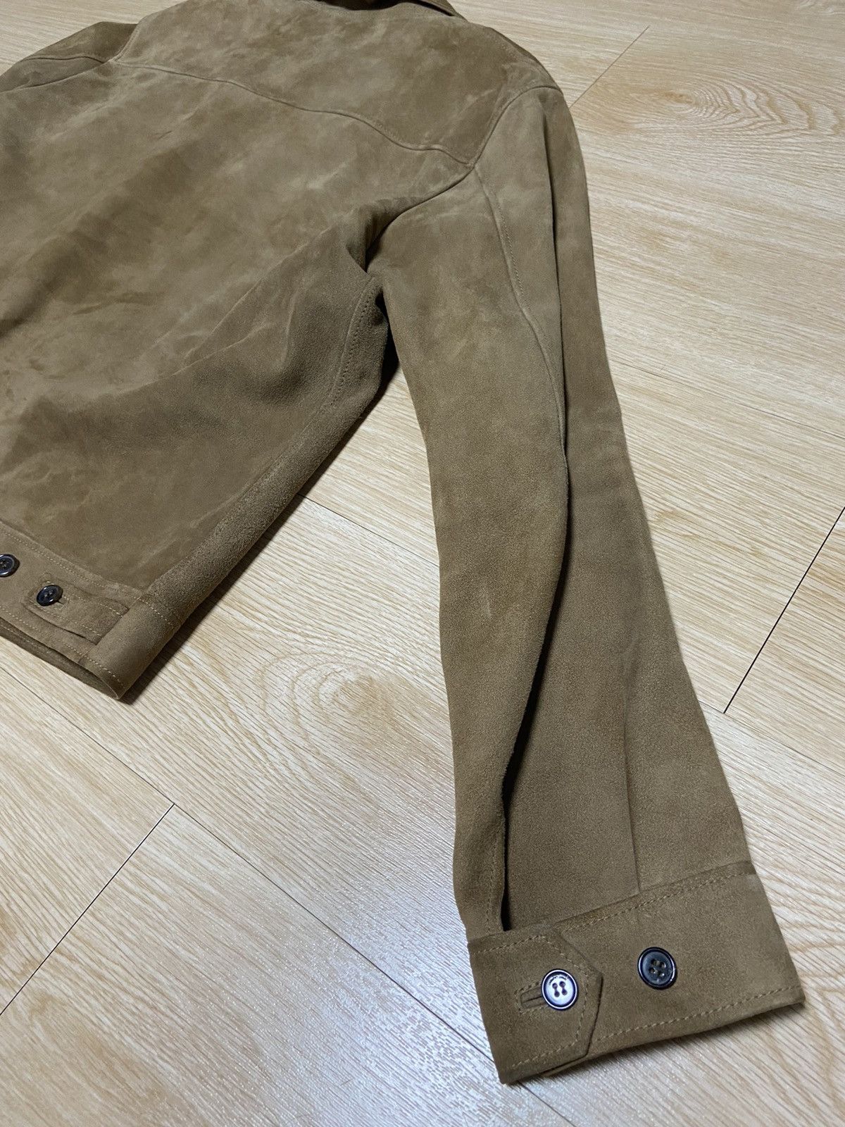Saint Laurent Paris 54 Saint Laurent ss14 14ss aviator suede leather jacket Size US L / EU 52-54 / 3 - 6 Thumbnail