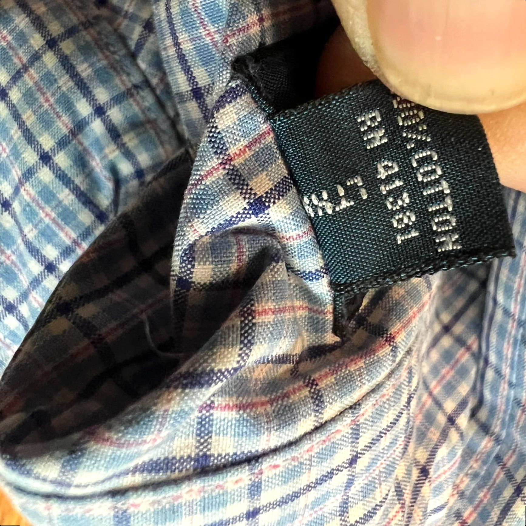 Ralph Lauren Ralph Lauren Classic Fit Button-Down Shirt Mens L Blue Short Sleeve Check 52 Chest Embroidered Polo Ralph Lauren Big Pony Menswear Size US L / EU 52-54 / 3 - 6 Thumbnail