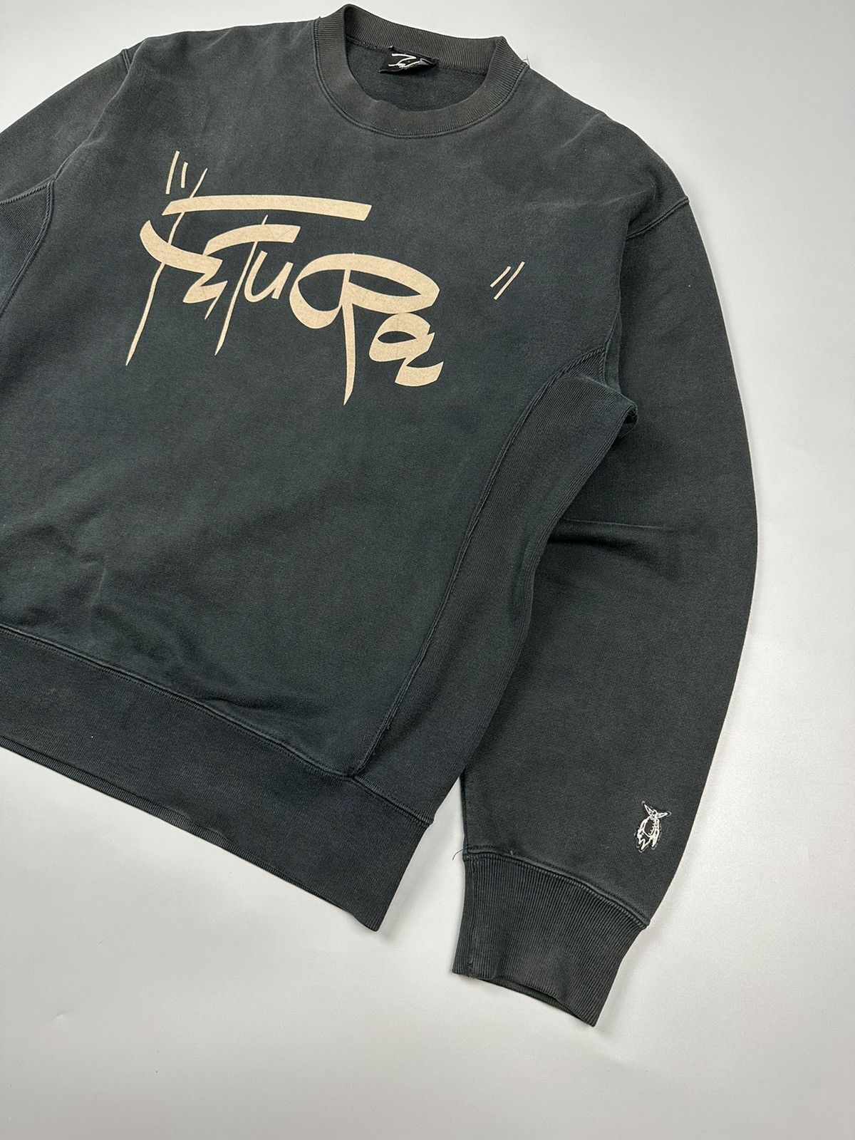Futura × Japanese Brand Vintage Futura Laboratories Signature Point Man Sweat Shirt Size US L / EU 52-54 / 3 - 3 Thumbnail