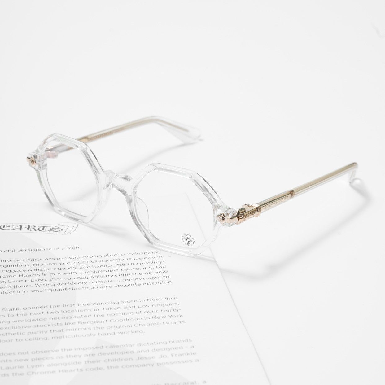 Chrome Hearts CHROME HEARTS CLITCO CRYSTAL GLASSES Size ONE SIZE - 1 Thumbnail
