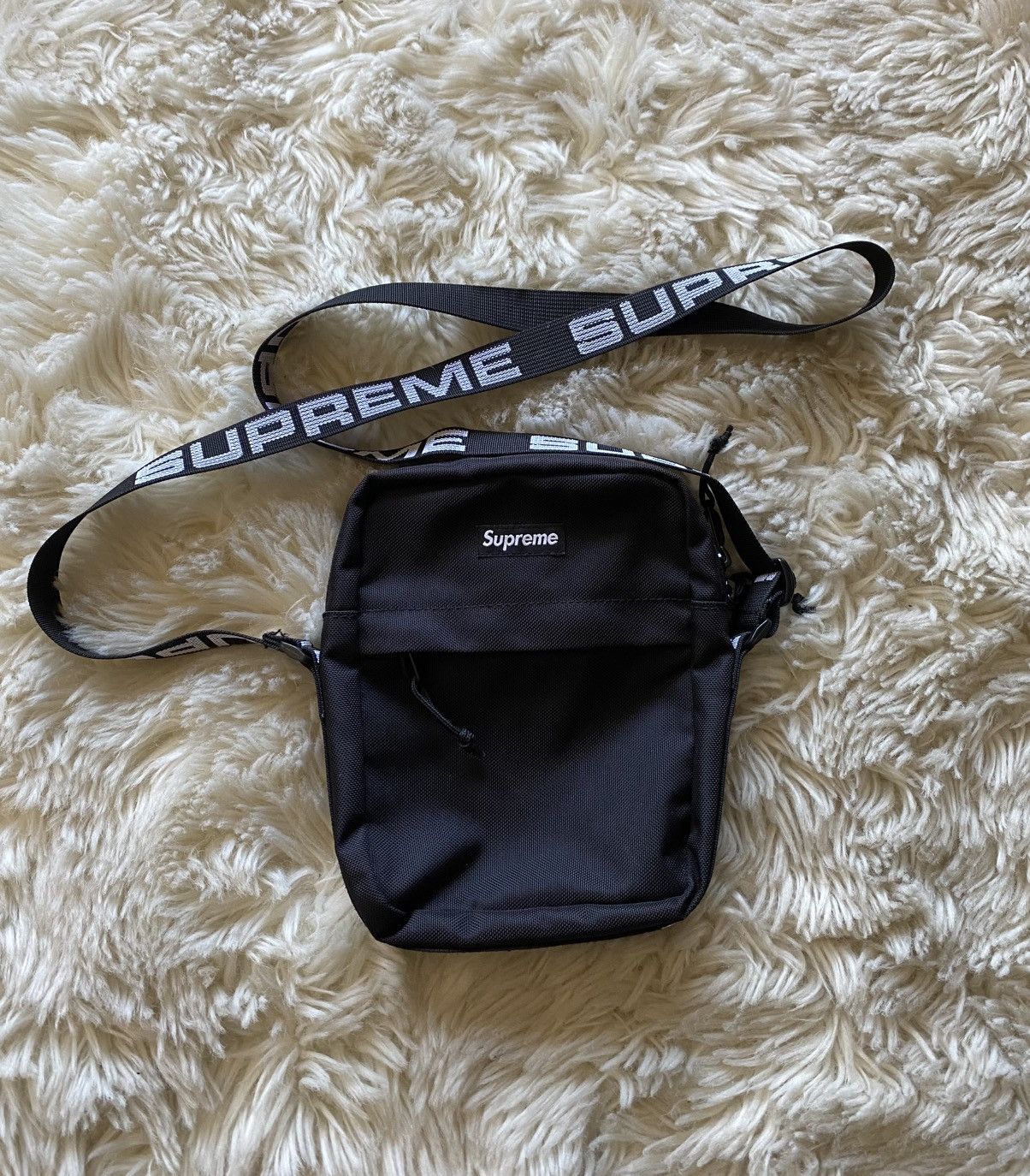 Supreme Supreme Shoulder Bag SS18 Black Side Bag Size ONE SIZE - 1 Thumbnail