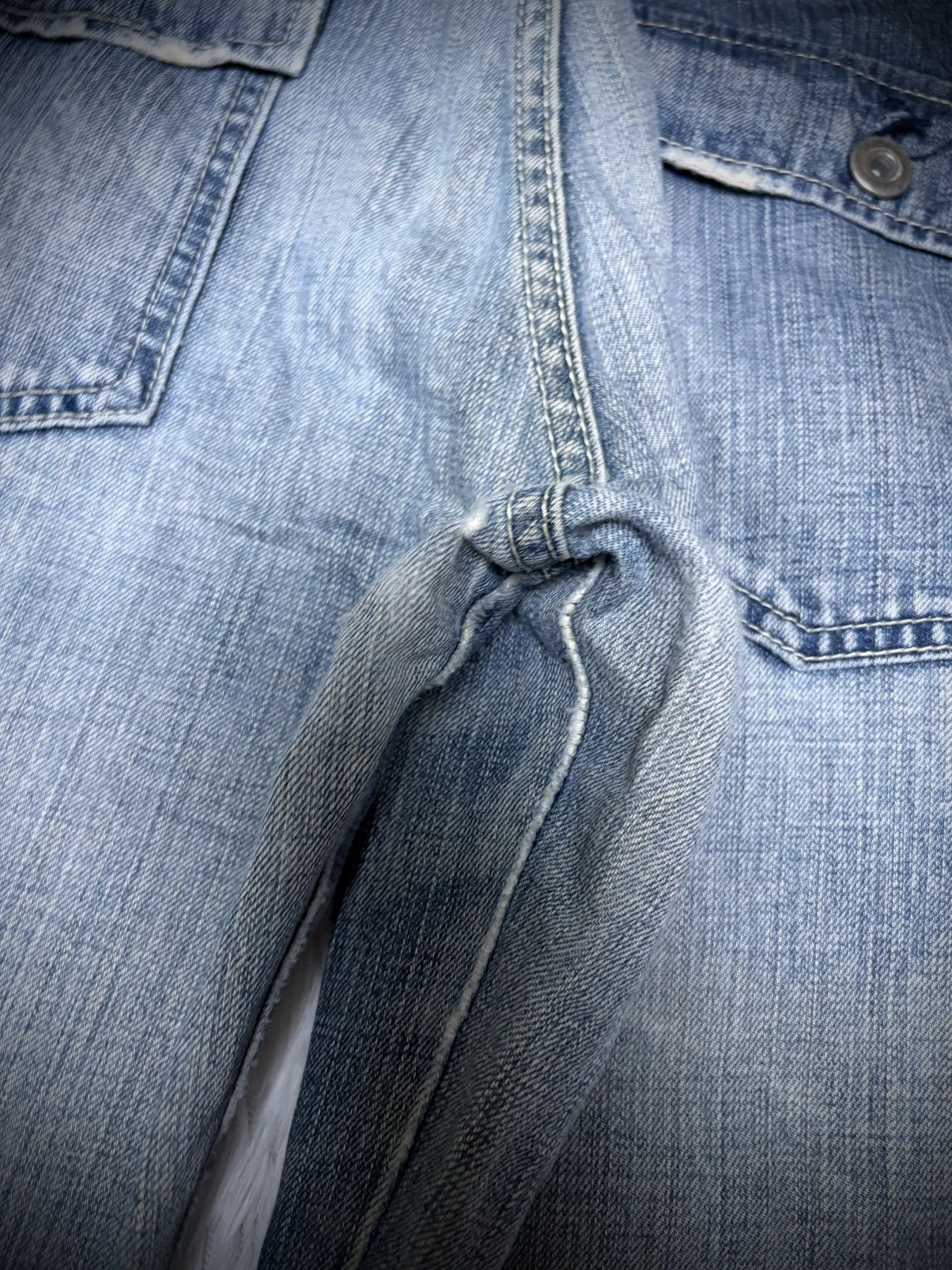Japanese Brand Vintage Abahouse flared denim Size US 33 - 8 Thumbnail