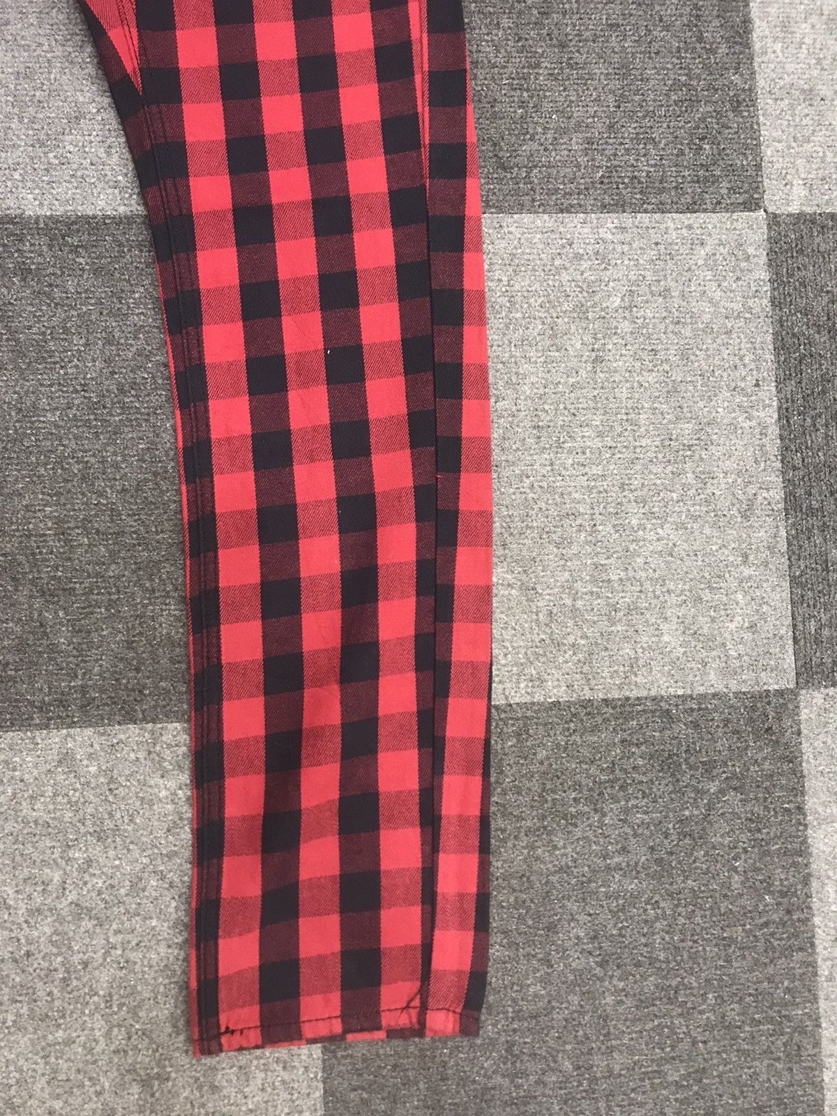 Japanese Brand J honey Plaid Slim Fit Pant Size 32" / US 10 / IT 46 - 4 Thumbnail