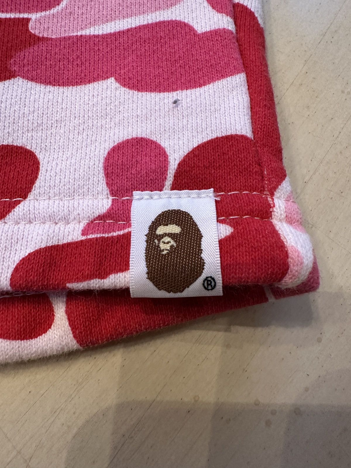 Bape Bape ABC Camo Shark Sweat Shorts Pink Size US 30 / EU 46 - 6 Thumbnail