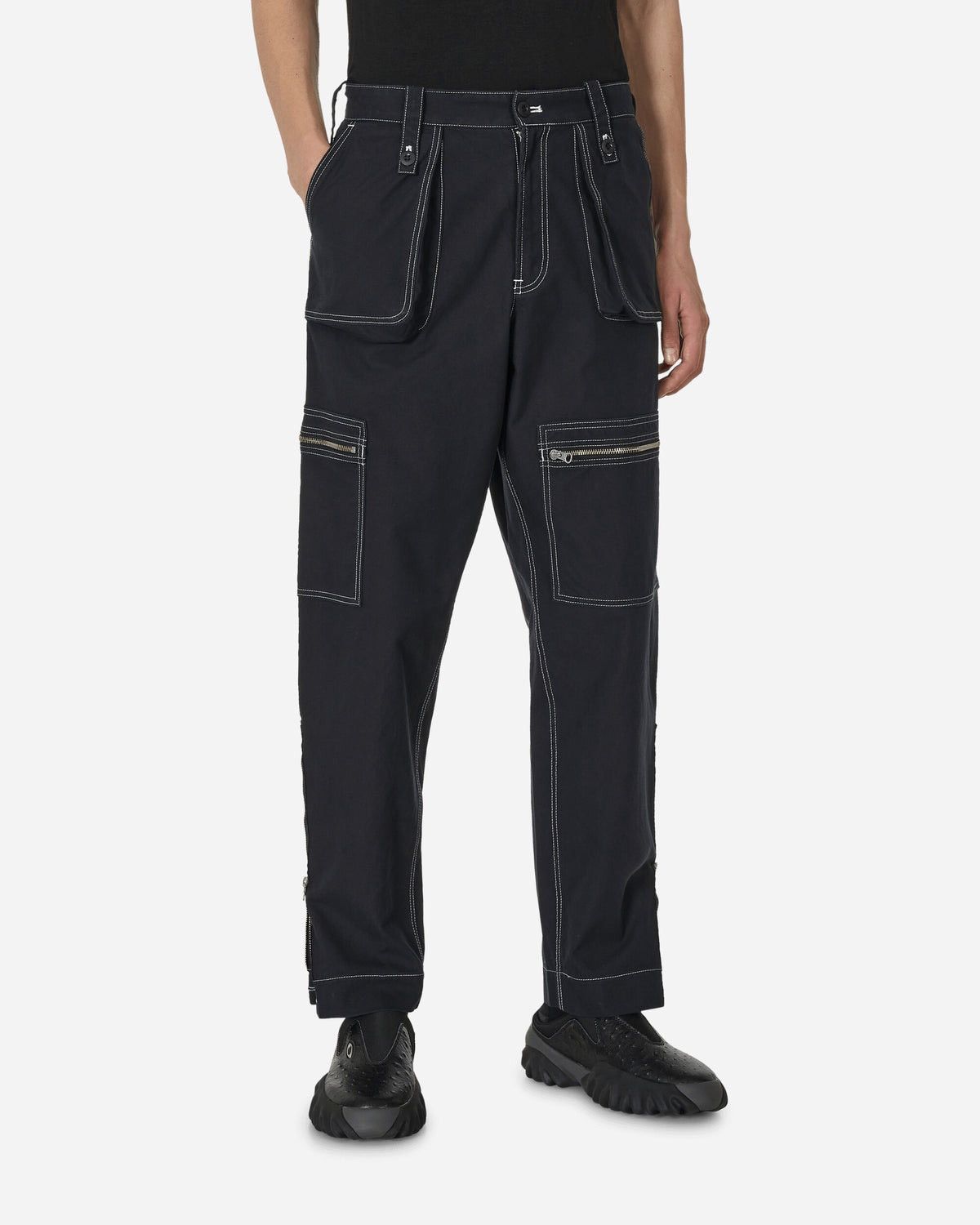 C.E Cavempt / One Tuck Pants Black（ONE TUCK PANTS - Black）