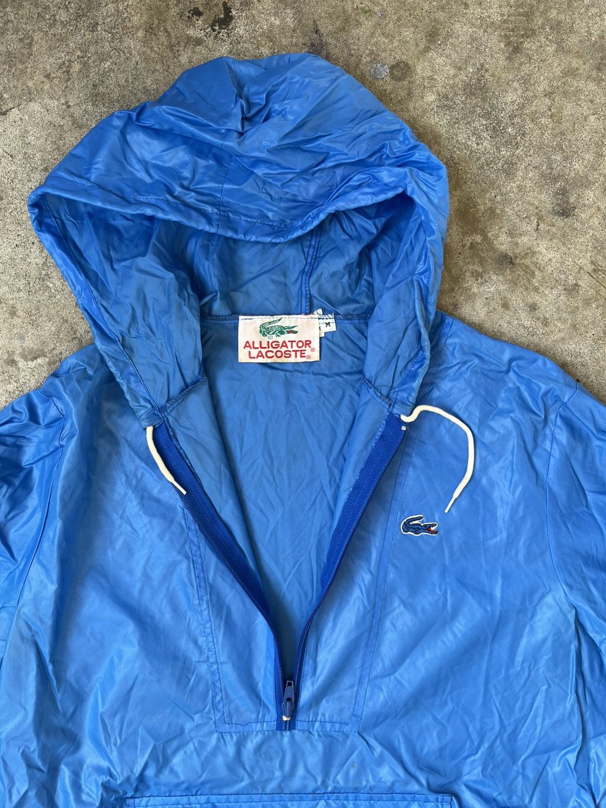Lacoste × Vintage 90s Vintage Lacoste Packable Raincoat Size US M / EU 48-50 / 2 - 6 Thumbnail