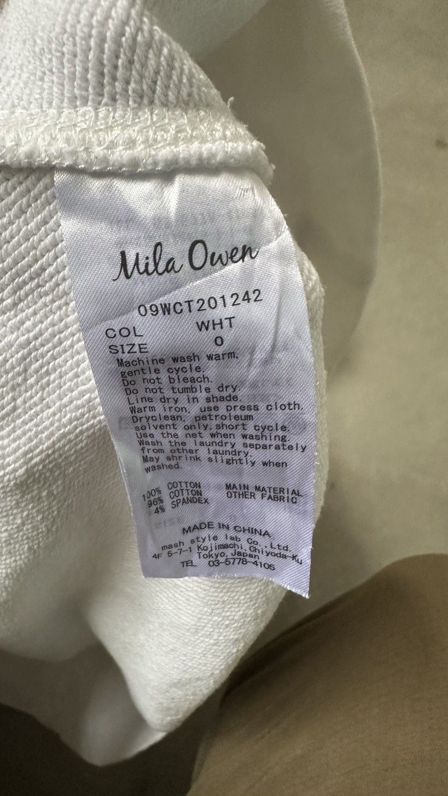 Japanese Brand MILA OWEN CROPPED HOODIE Size US M / EU 48-50 / 2 - 6 Thumbnail