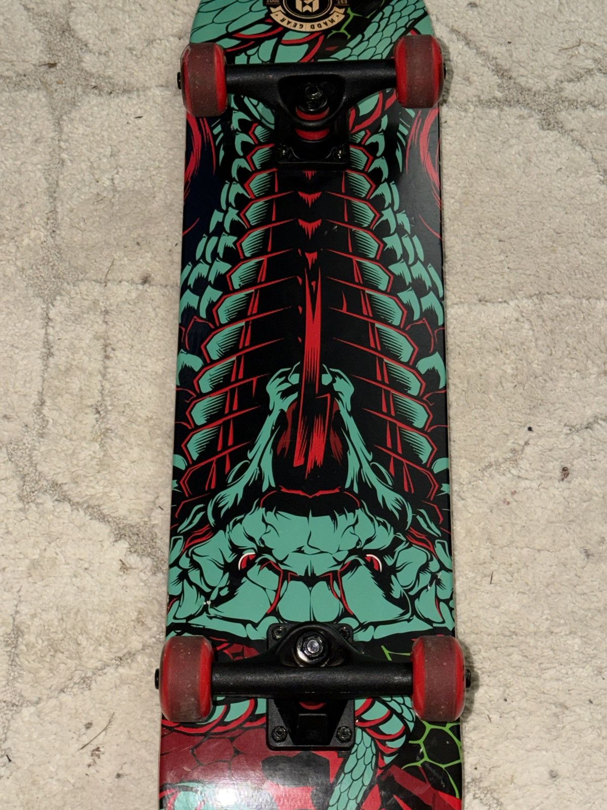 Other Madd Gear Snake Graphic Deck Skateboard Kids Youth Size Size ONE SIZE - 15 Thumbnail