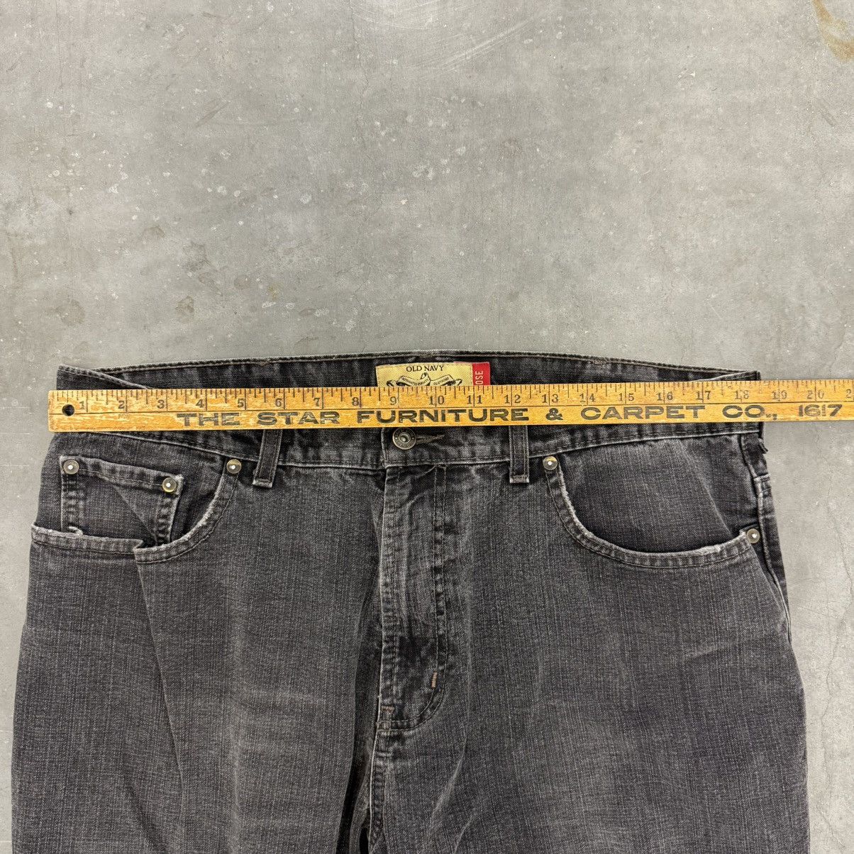 Vintage VINTAGE Y2K BLACK LOOSE BAGGY OLD NAVY DENIM SKATER JEANS Size US 36 / EU 52 - 13 Thumbnail