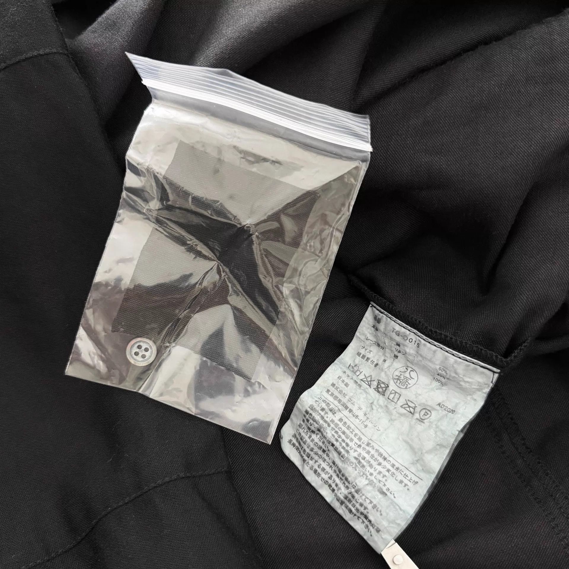Comme des Garcons CDG 21SS Tricot Pleated Black CottonLinen Pocketed Dress Size M / US 6-8 / IT 42-44 - 9 Thumbnail