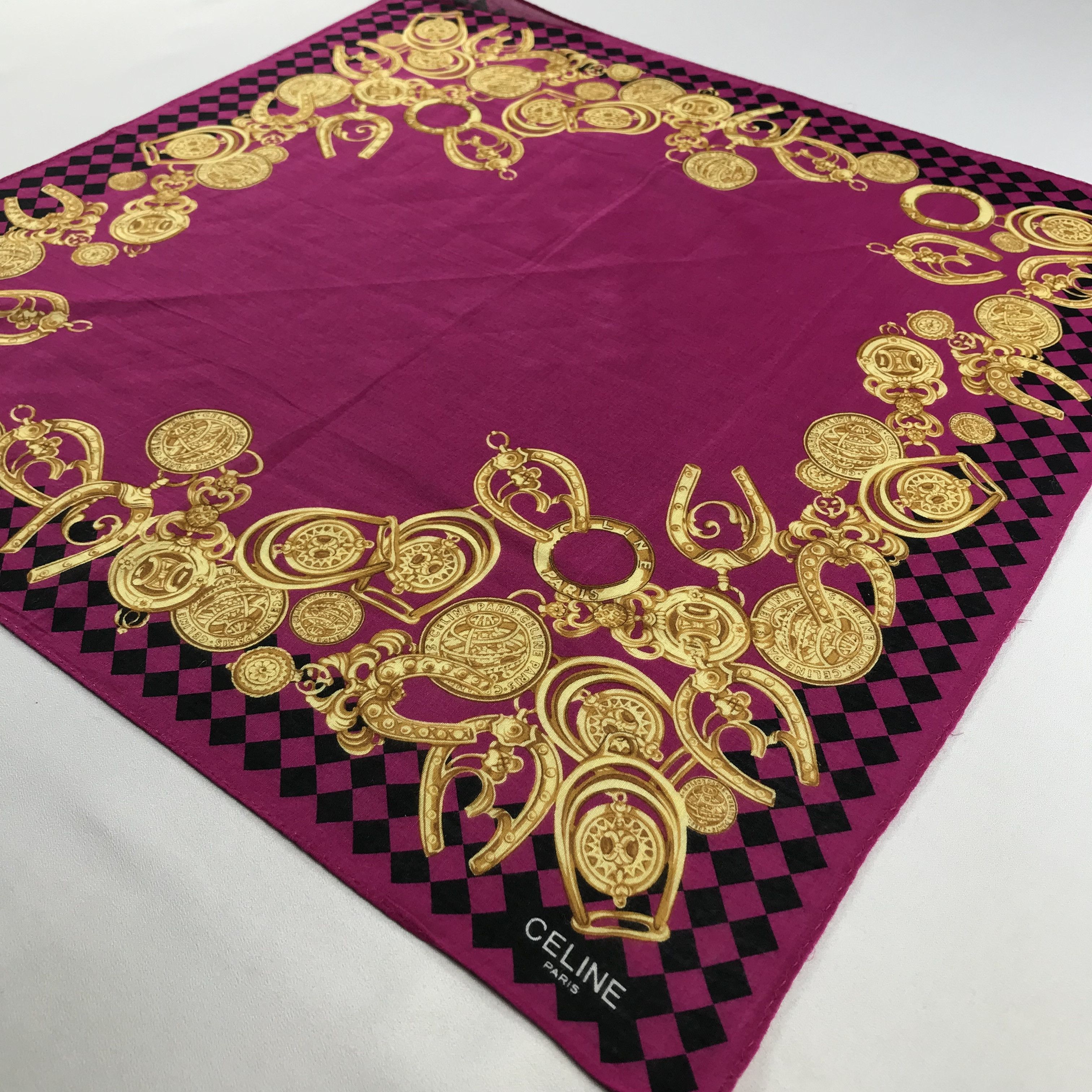 Celine Celine Handkerchief / Bandana / Neckerchief C723 Size ONE SIZE - 4 Thumbnail