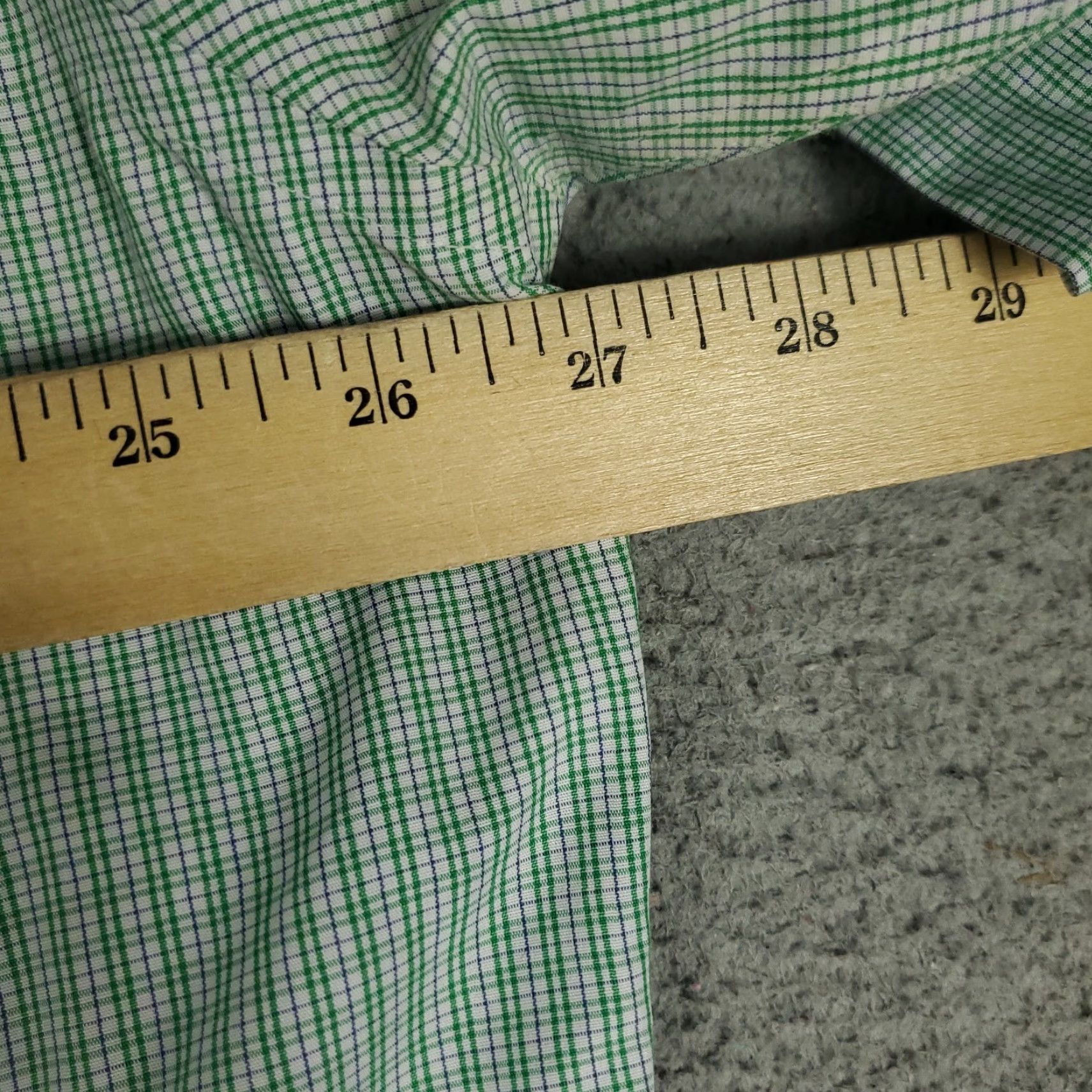Brooks Brothers Brooks Brothers Shirt Mens 18 Green Plaid Button Up Long Sleeve Regular Size 18 Cotton Dress Shirt Size US XXL / EU 58 / 5 - 5 Thumbnail