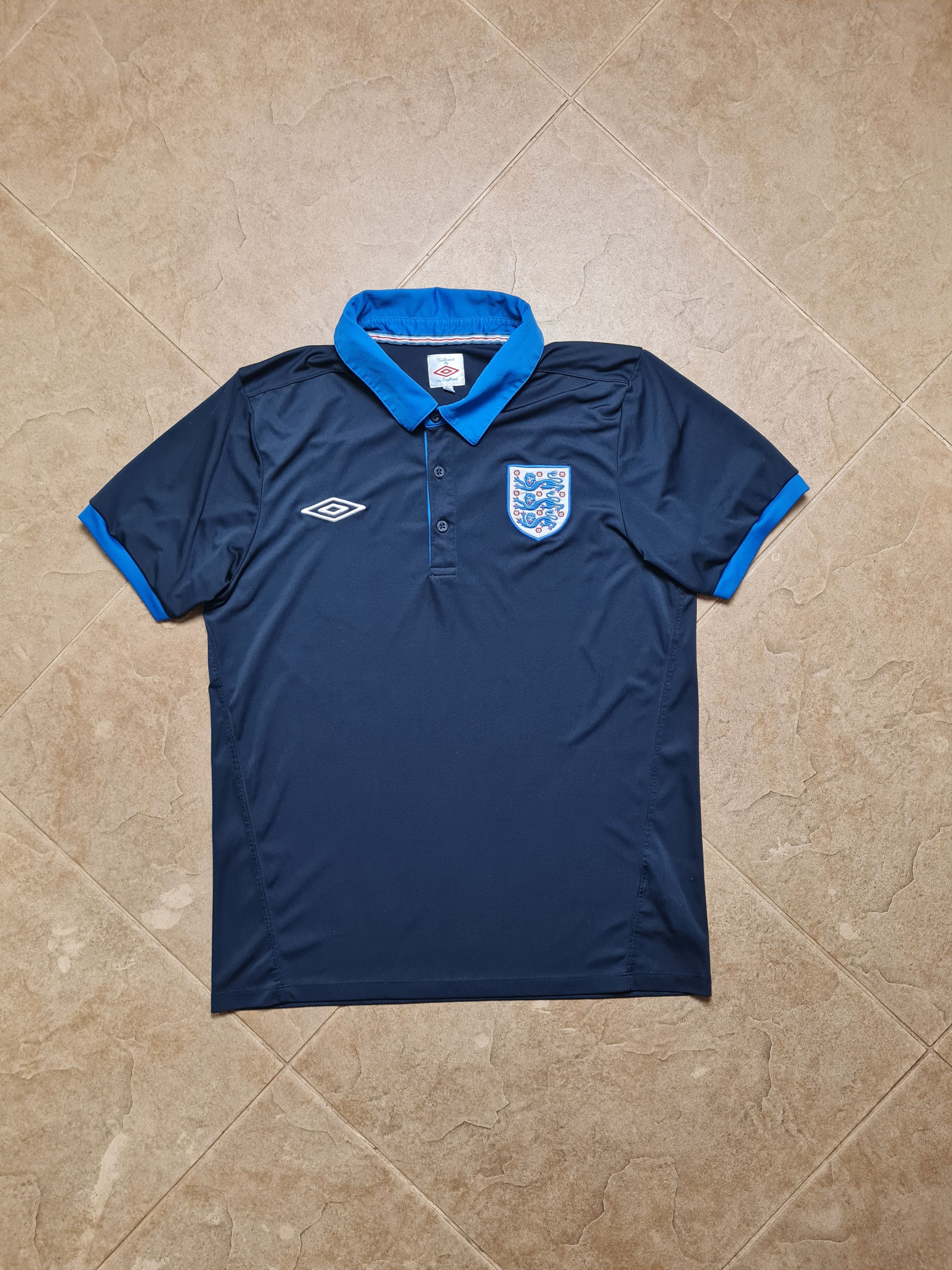 Umbro England Umbro Away Shirt 2012 Polo Soccer Jersey Three Lions Size US M / EU 48-50 / 2 - 1 Thumbnail