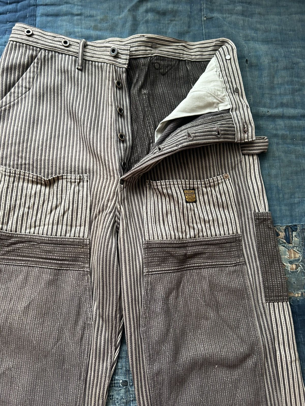 Kapital × Kapital Kountry kapital patchwork lumber pants Size US 32 / EU 48 - 4 Thumbnail