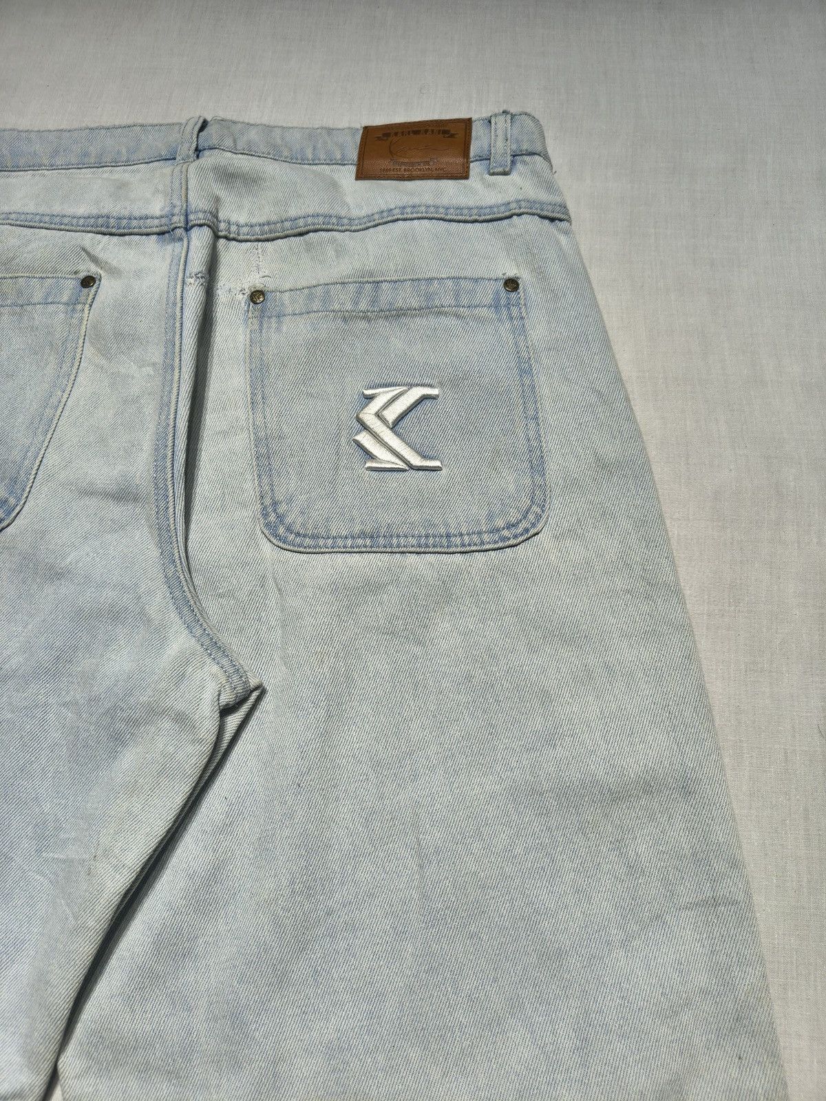 Southpole KARL KANI Y2K PATCHWORK CARPENTER PANTS 🪚🪛(021) Size US 36 / EU 52 - 7 Thumbnail