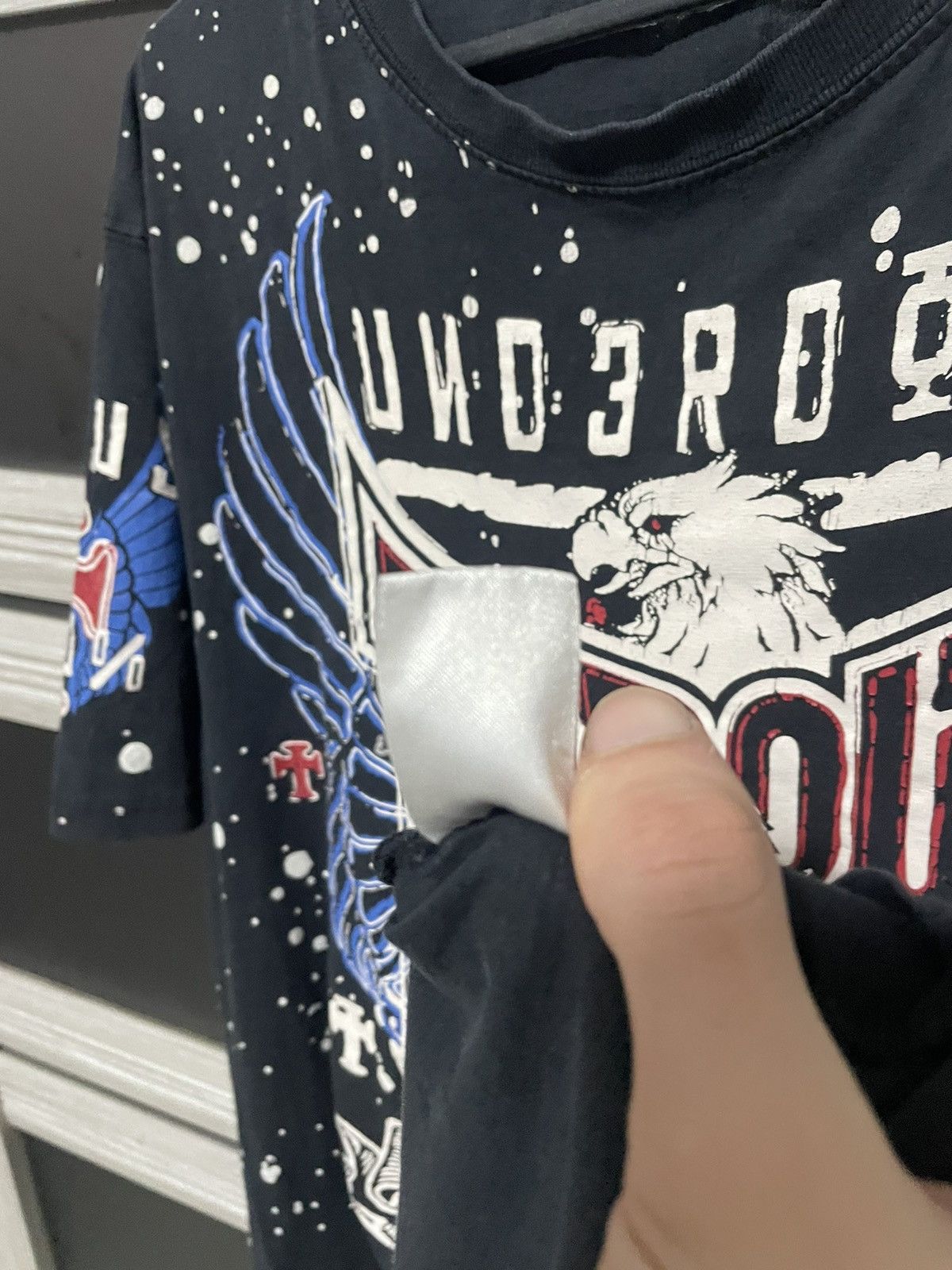 Tapout × Vintage Distressed Tapout Underdogs Tee All Over Print Y2K T Shirt Size US M / EU 48-50 / 2 - 24 Thumbnail