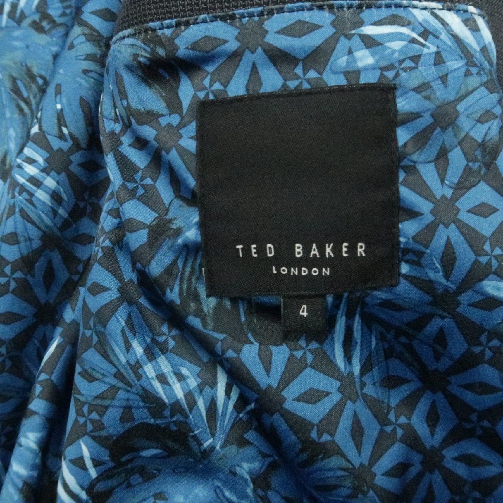Ted Baker Ted Baker Jacket Mens Large Gray Kinver Full Zip Bomber Pockets Quiet Luxury Size US L / EU 52-54 / 3 - 4 Thumbnail