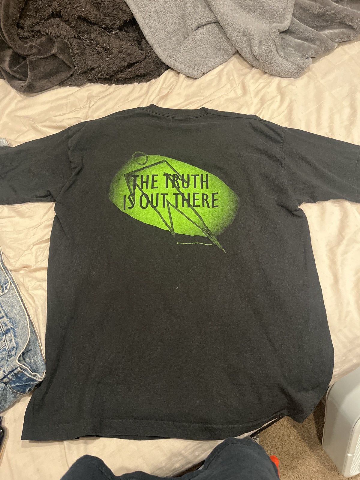 Fruit Of The Loom × Vintage Vintage “The X Files” T shirt 90’s Size US XL / EU 56 / 4 - 7 Thumbnail
