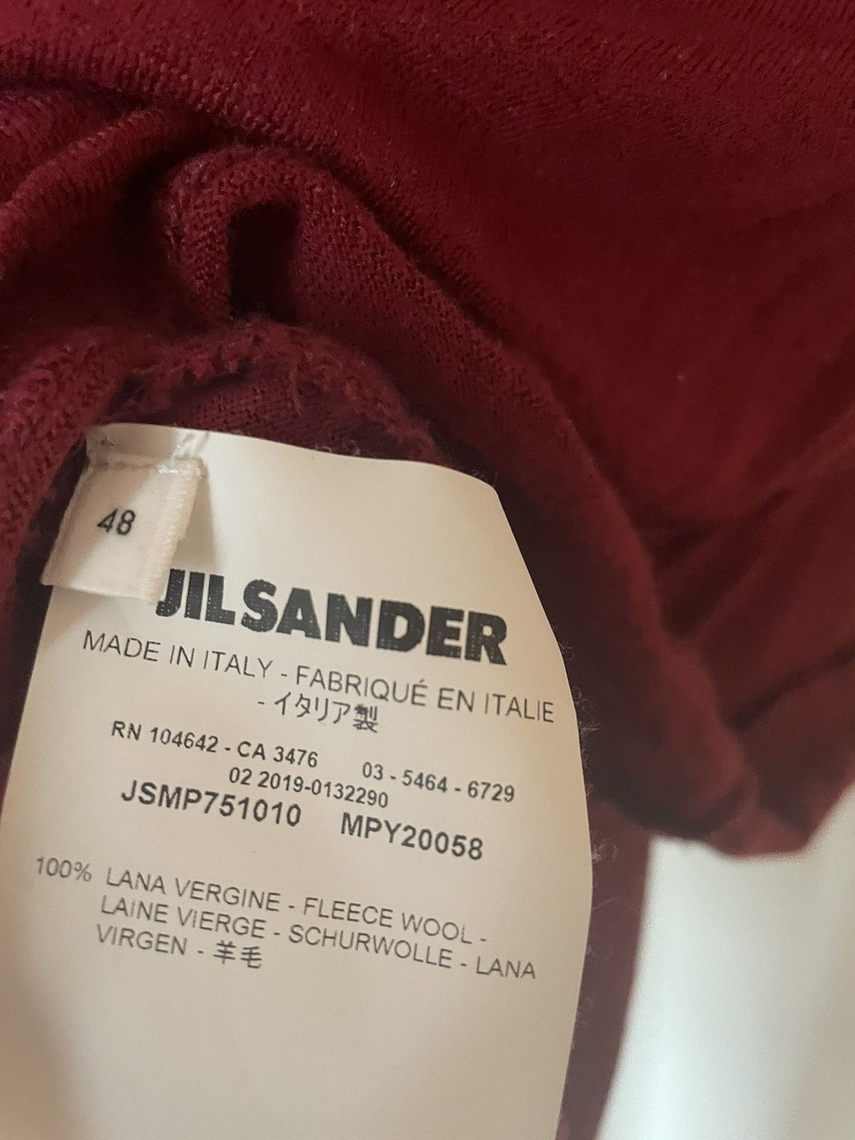 Jil Sander Jil Sander Wool Crew Neck Pullover Size: M | US38, IT48 Size US M / EU 48-50 / 2 - 4 Thumbnail
