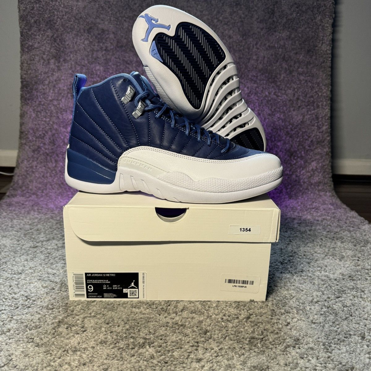 Jordan Brand × Nike Jordan 12 “Indigo” Size US 9 / EU 42 - 2 Thumbnail
