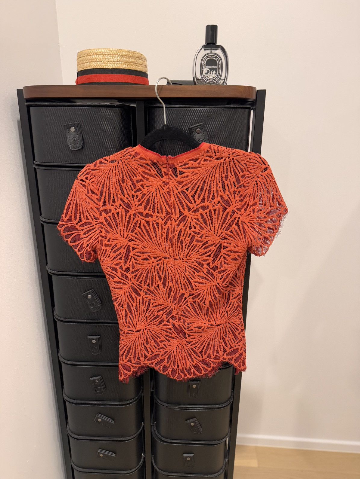 Proenza Schouler Proenza Schouler red lace blouse Size S / US 4 / IT 40 - 3 Thumbnail