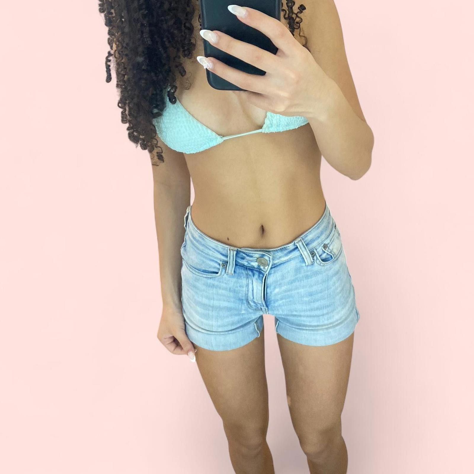 American Eagle Outfitters American eagle denim summer shorts Size 25" / US 0 / IT 36 - 2 Thumbnail