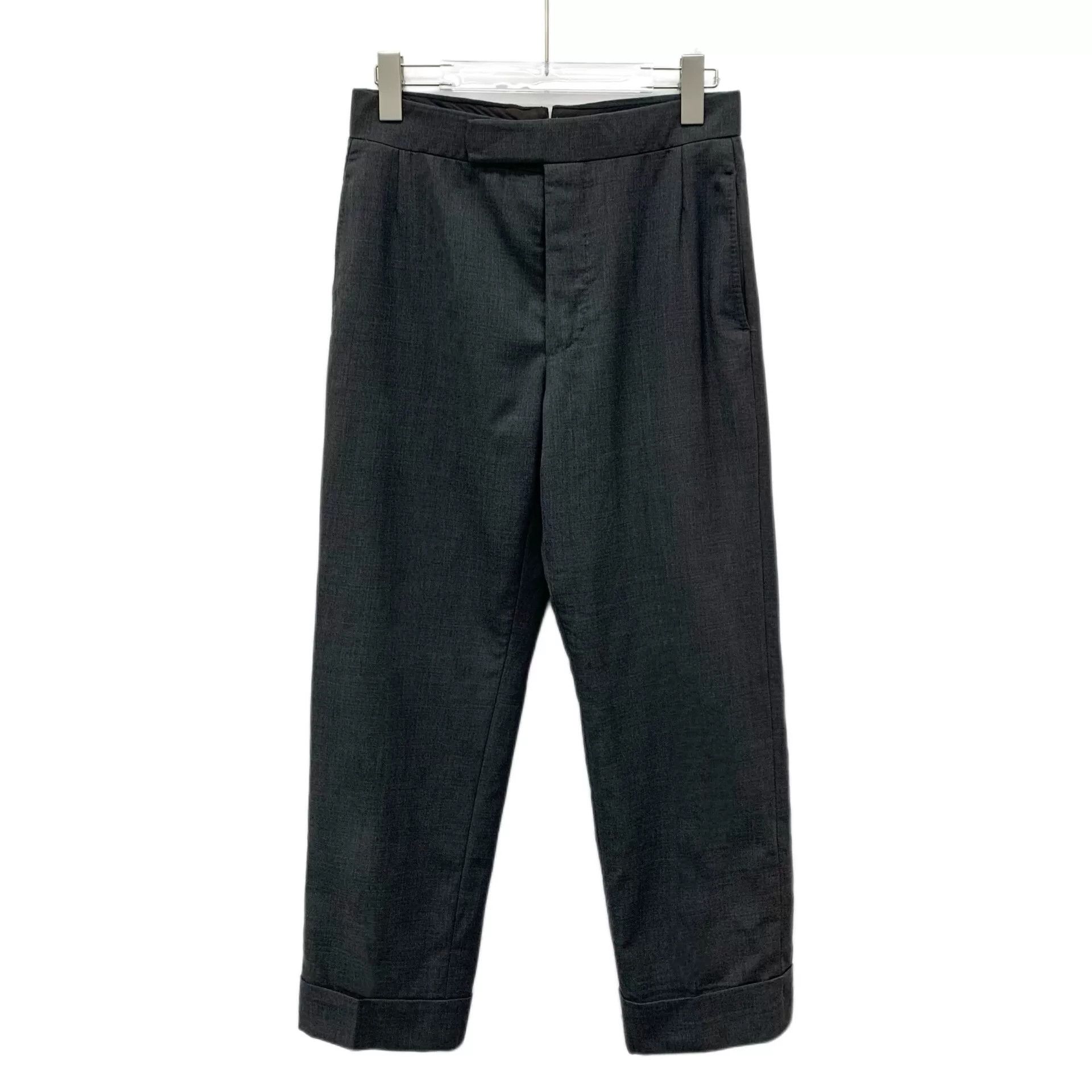 Thom Browne Thom Browne Gray Wool Trousers Size 0 Size US 30 / EU 46 - 1 Thumbnail