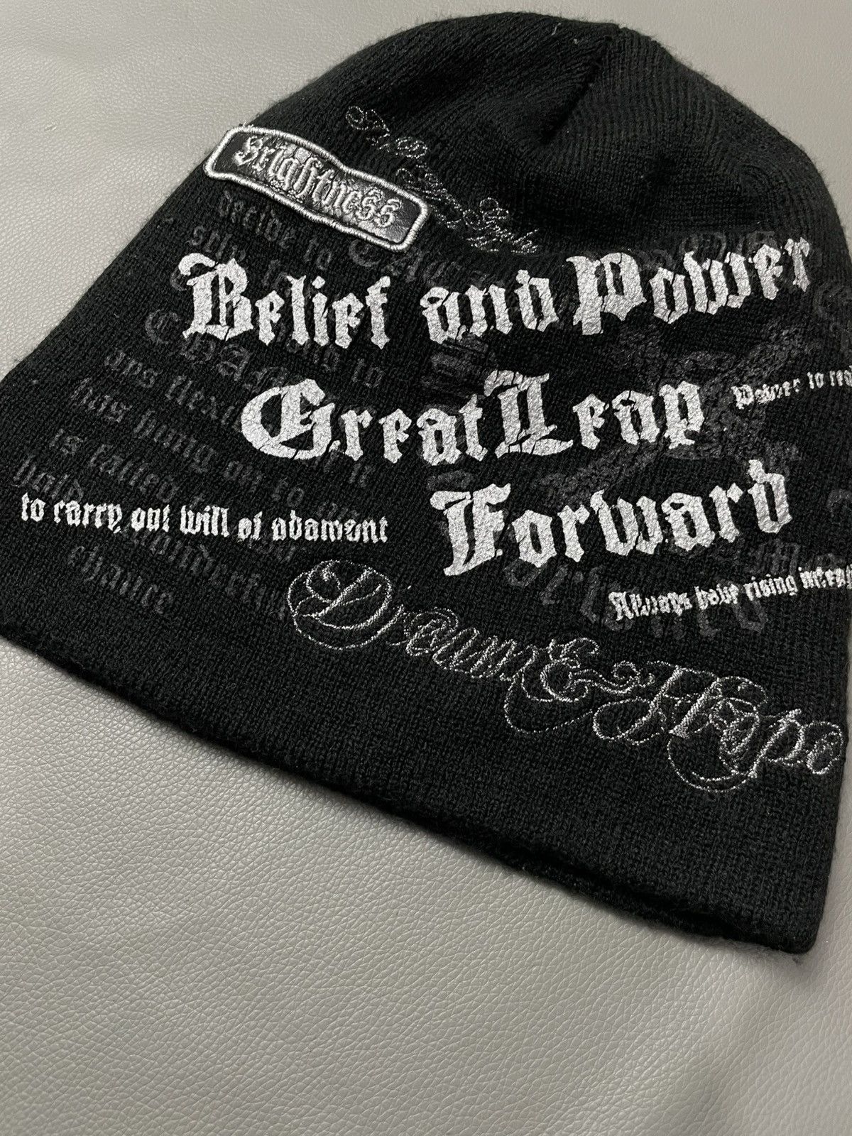 Seditionaries UNDEFINED BEANIE POEM PUNK GOTHIC Size ONE SIZE - 2 Thumbnail