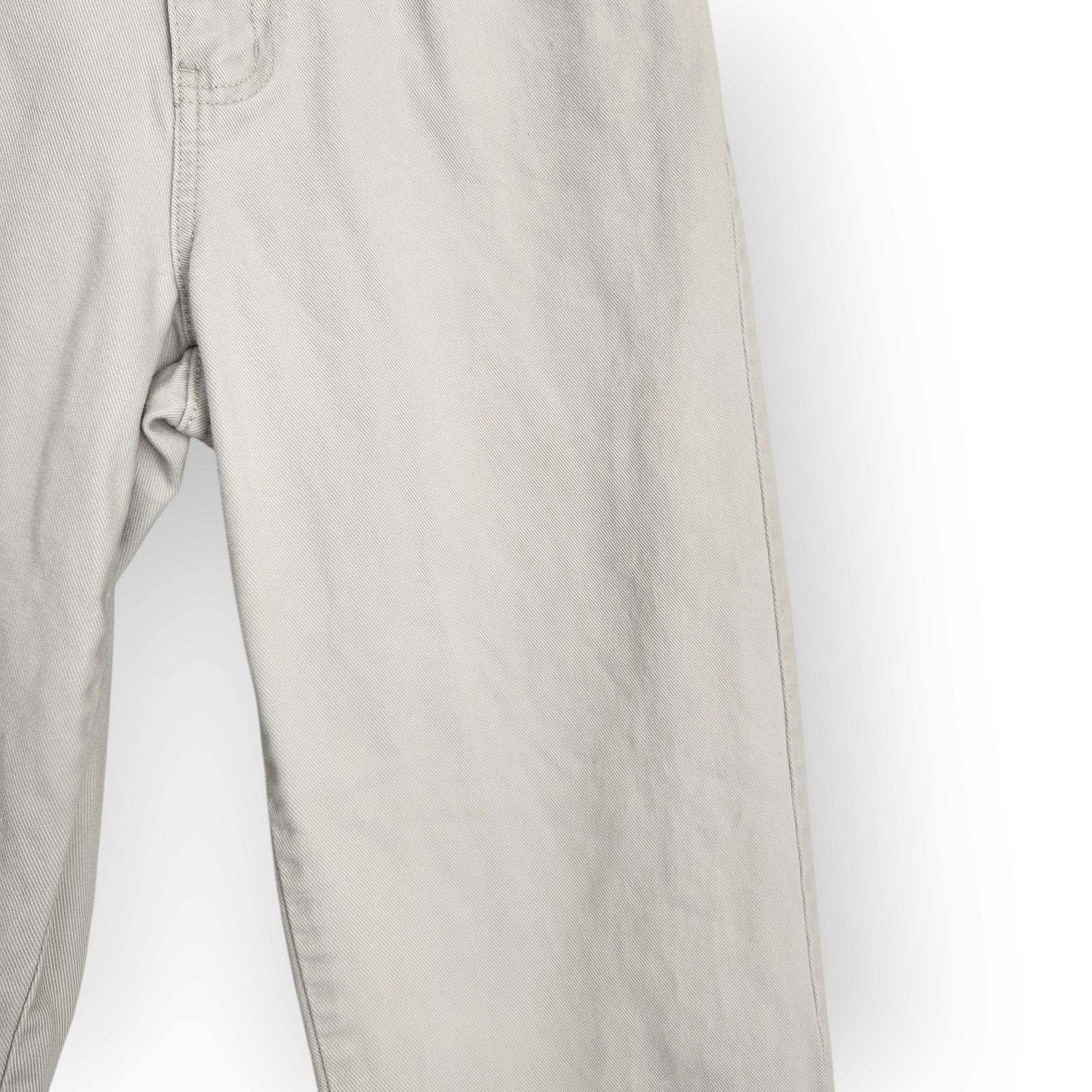 Vintage Vintage Bill Blass Off White Gray High Waisted TaperedPants4 Size 27" / US 4 / IT 40 - 4 Thumbnail