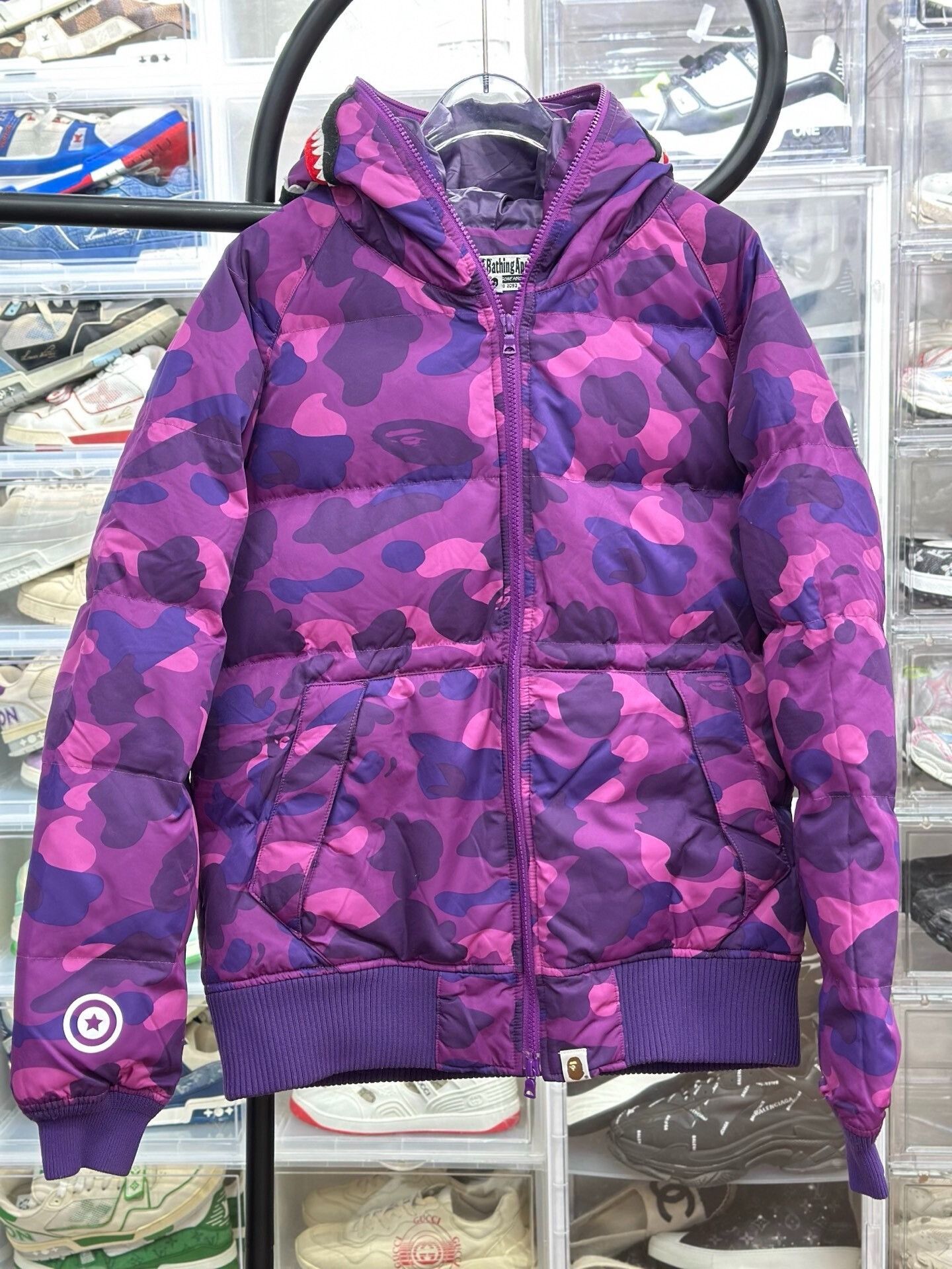 Bape Bape Down Camo Purple Heavy Coat M Men Size US M / EU 48-50 / 2 - 1 Thumbnail