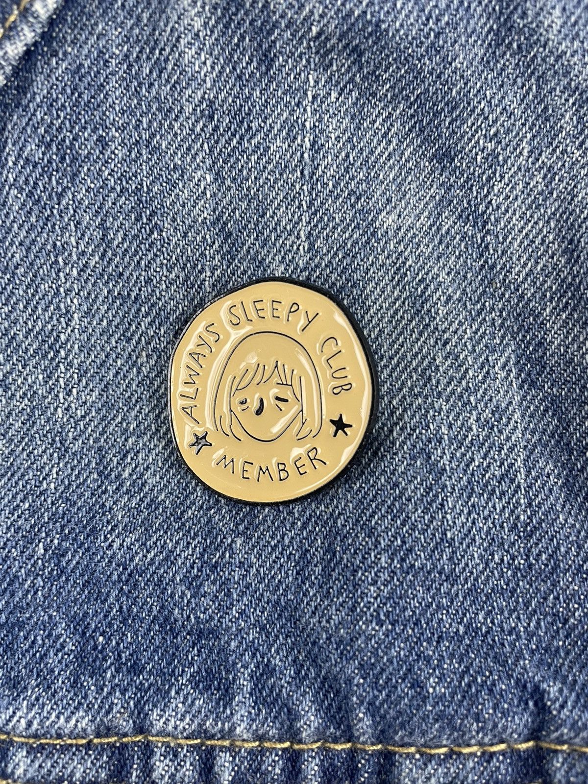 Other Always Sleepy Club Enamel Pin Size ONE SIZE - 1 Thumbnail
