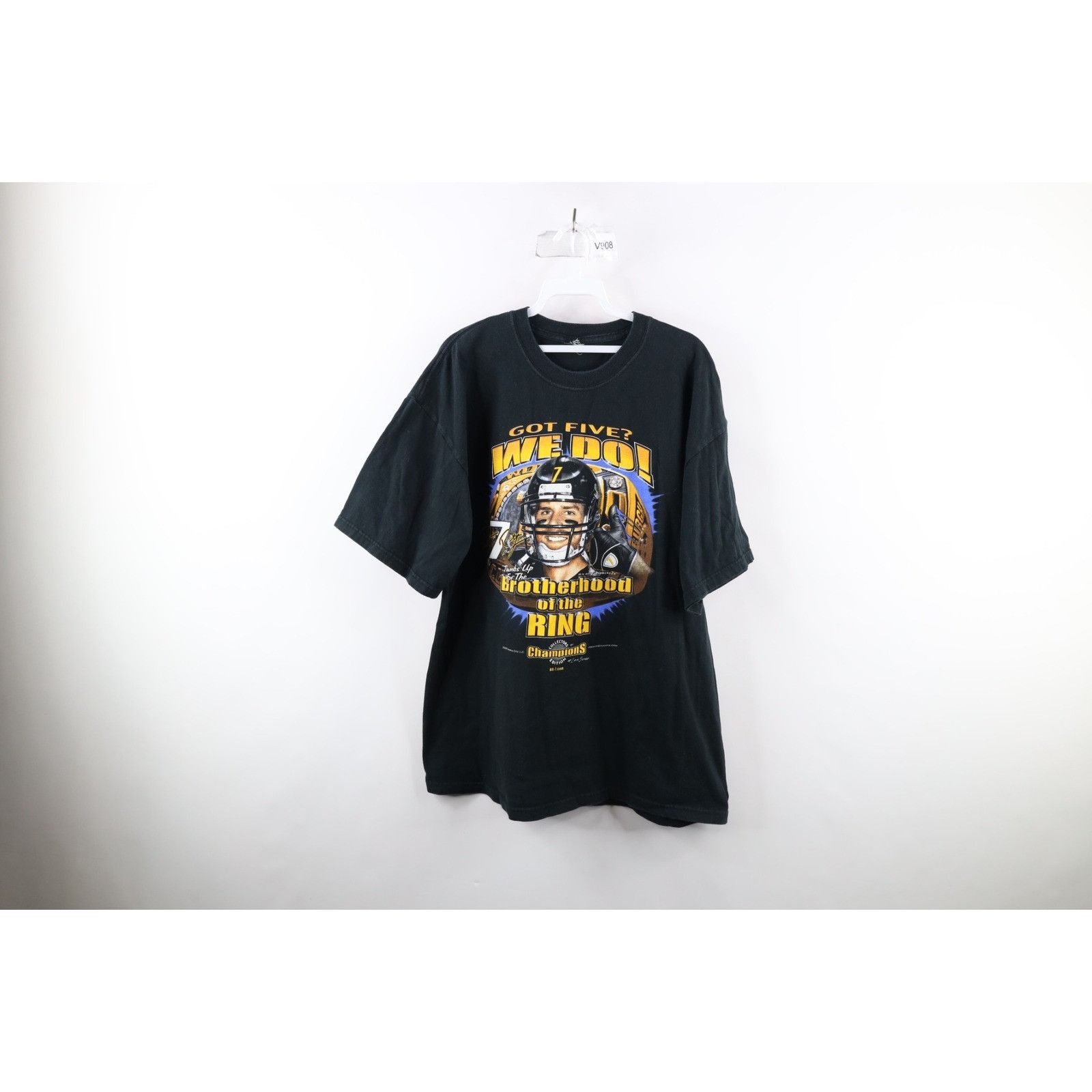 Vintage Vintage Y2K Ben Roethlisberger Pittsburgh Steelers T-Shirt Size US XL / EU 56 / 4 - 1 Thumbnail