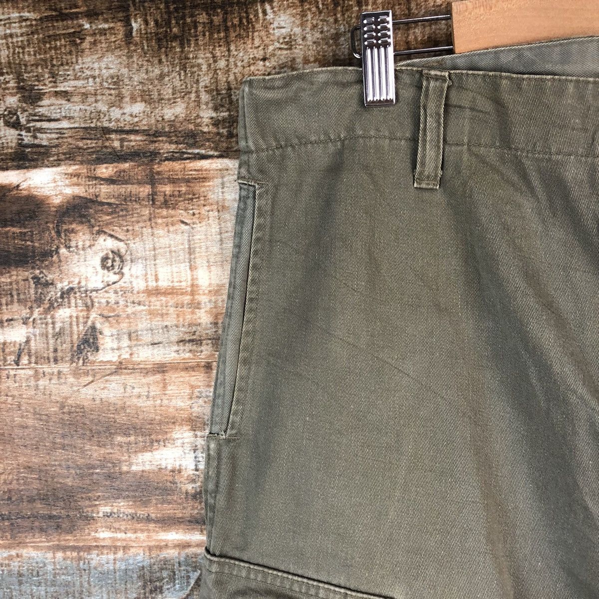 Post Overalls D Post Oalls Green Cargo Multipocket Pants #A2560 Size US 34 / EU 50 - 7 Thumbnail