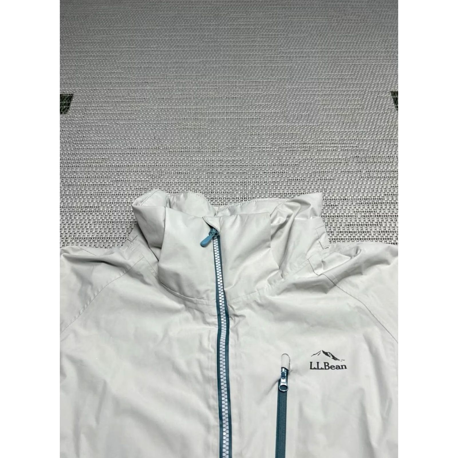 Vintage L.L.Bean Jacket Womens XL White Water Resistant Full Zip Size XL / US 12-14 / IT 48-50 - 2 Thumbnail
