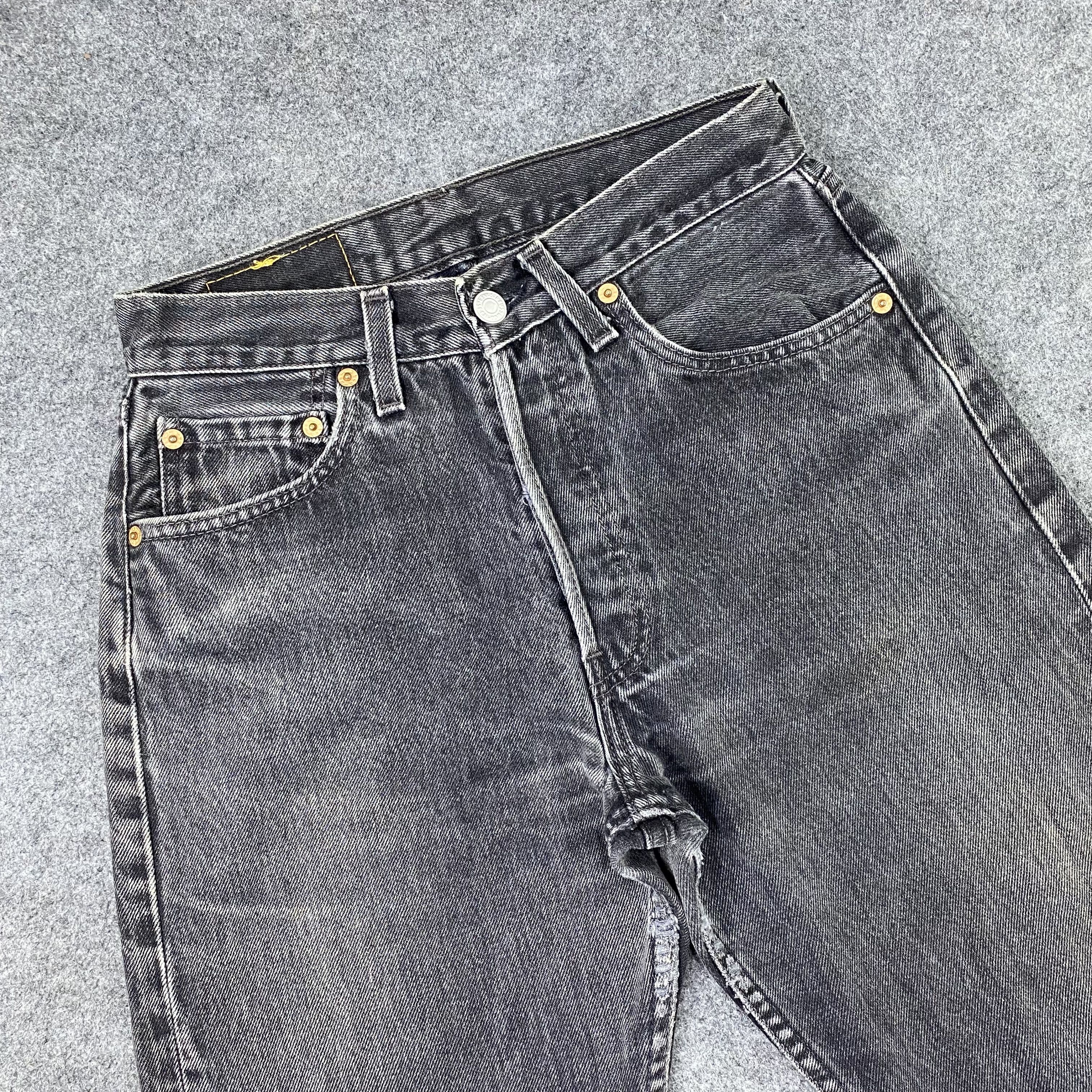 Jean × Levi's × Vintage Vintage Levi's 501 Black Wash Jeans-J1172 Size 27" / US 4 / IT 40 - 5 Thumbnail