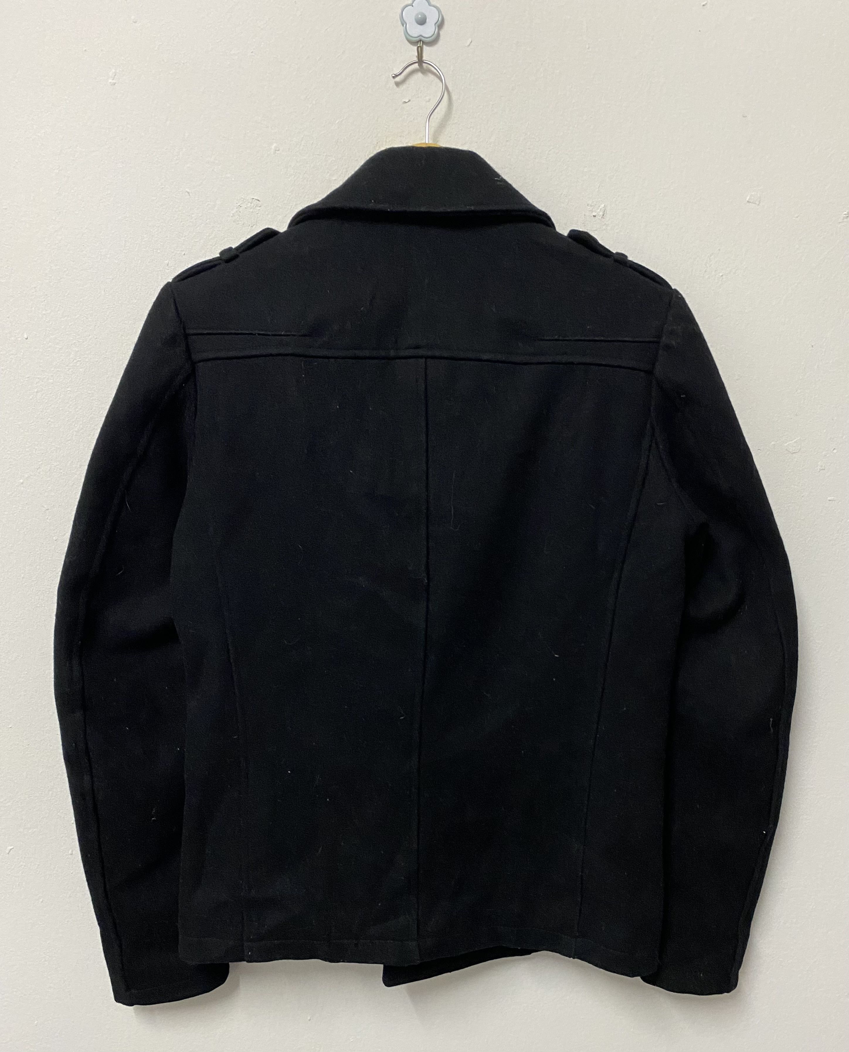 GOSTAR DE FUGA VTG Gostar De Fuga Double Breasted Wool Jacket Black Size US S / EU 44-46 / 1 - 2 Thumbnail