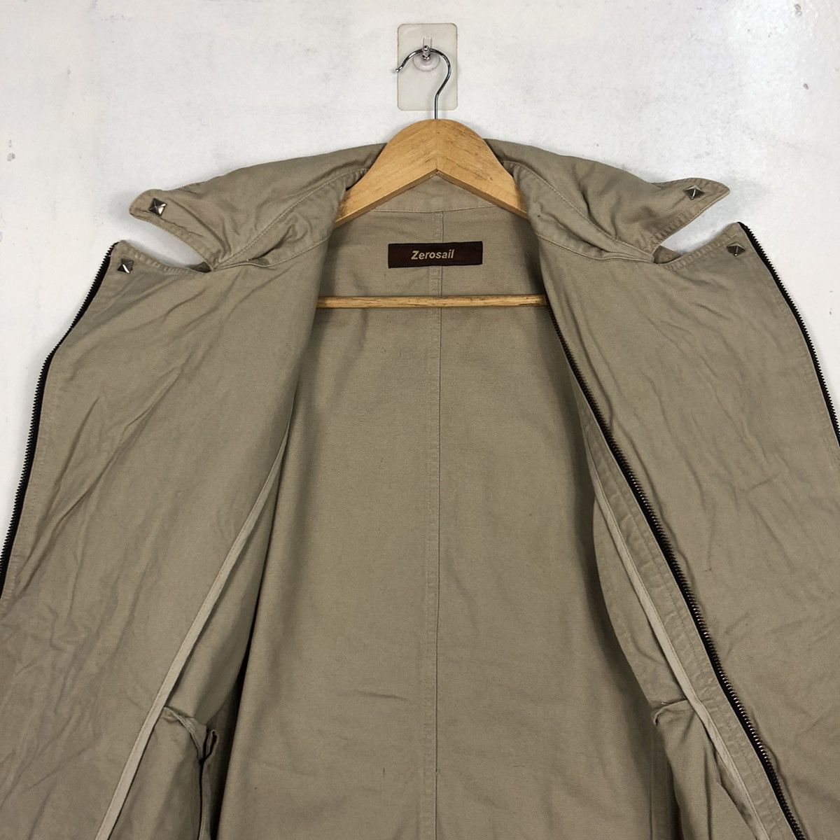 If Six Was Nine × Japanese Brand × Le Grande Bleu (L.G.B.) Zerosail Bikers Double Collar Jackets Size US M / EU 48-50 / 2 - 12 Thumbnail