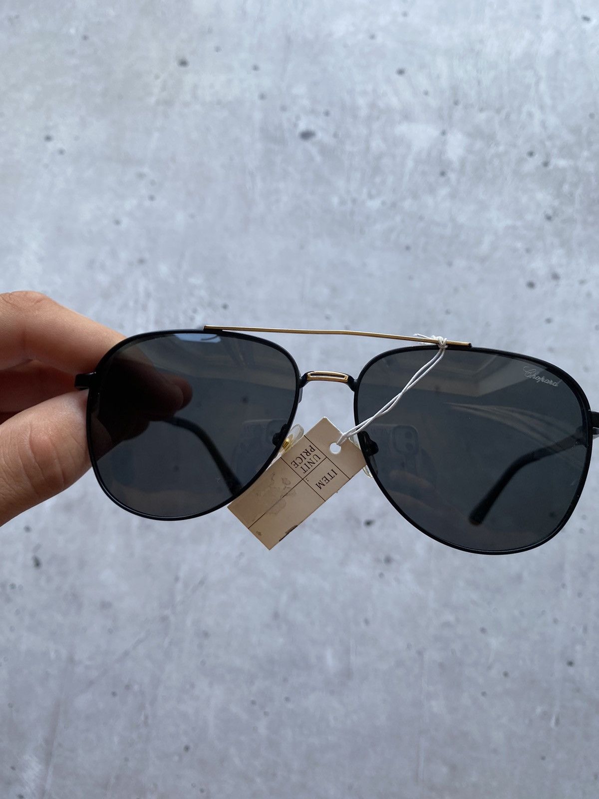 Chopard Chopard New Polarized Sunglasses Aviator Black Made in Italy Size ONE SIZE - 2 Thumbnail