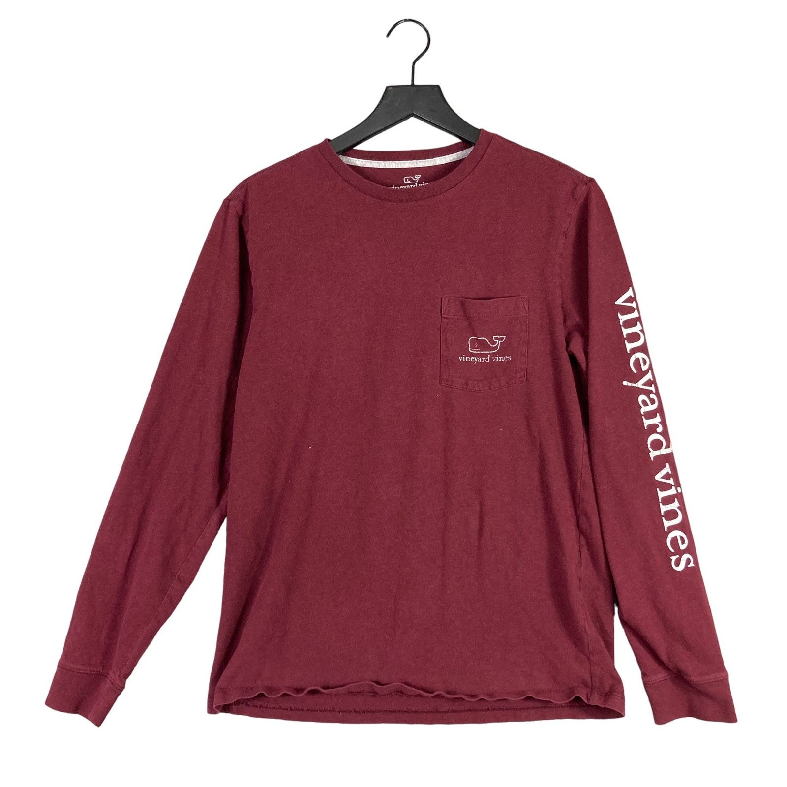 Vineyard Vines Vineyard Vines Men's Long Sleeve Maroon Red Cotton Small Size US S / EU 44-46 / 1 - 1 Thumbnail