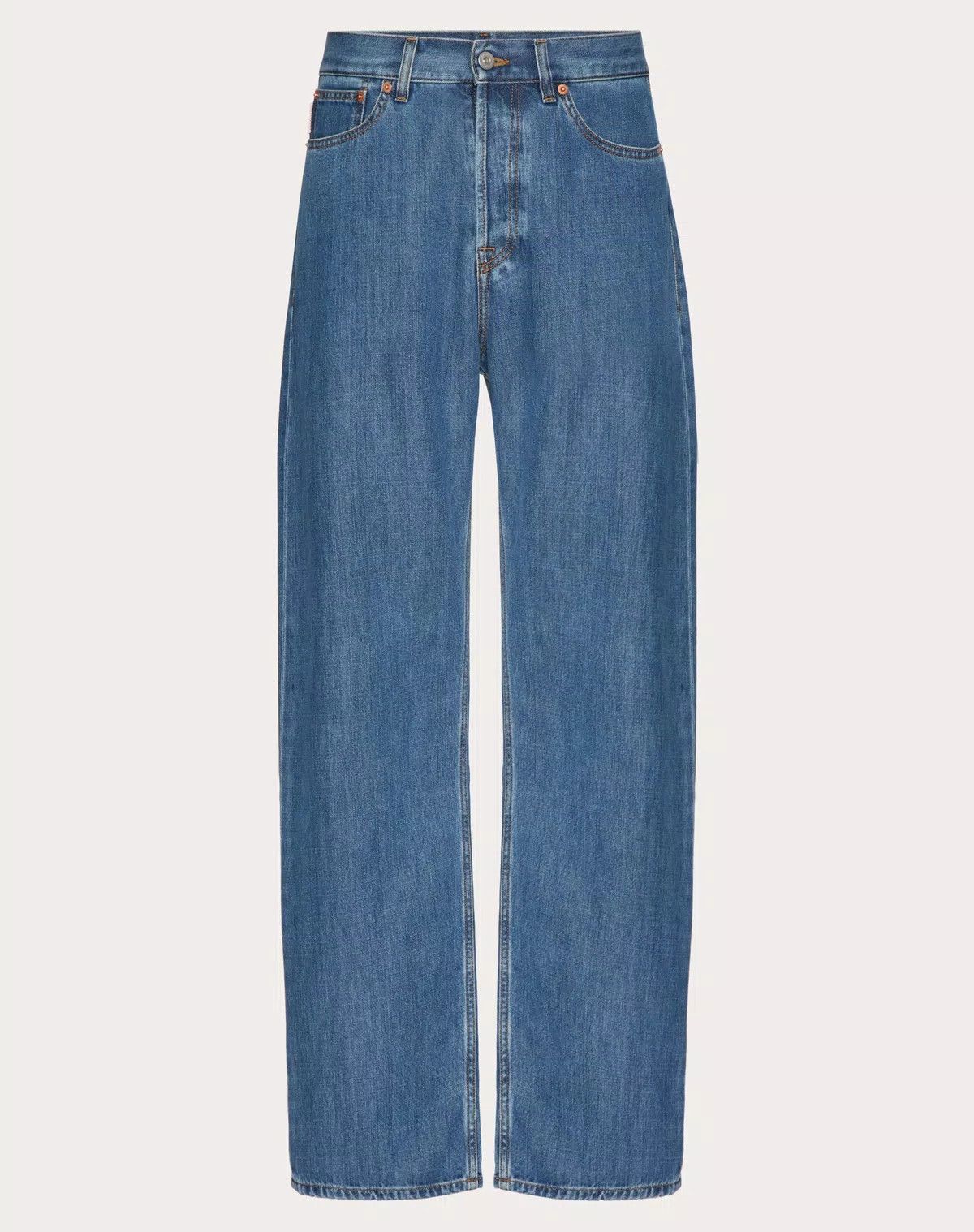 Valentino oc11z0725 Denim Trousers in Medium Blue Size US 31 - 1 Thumbnail
