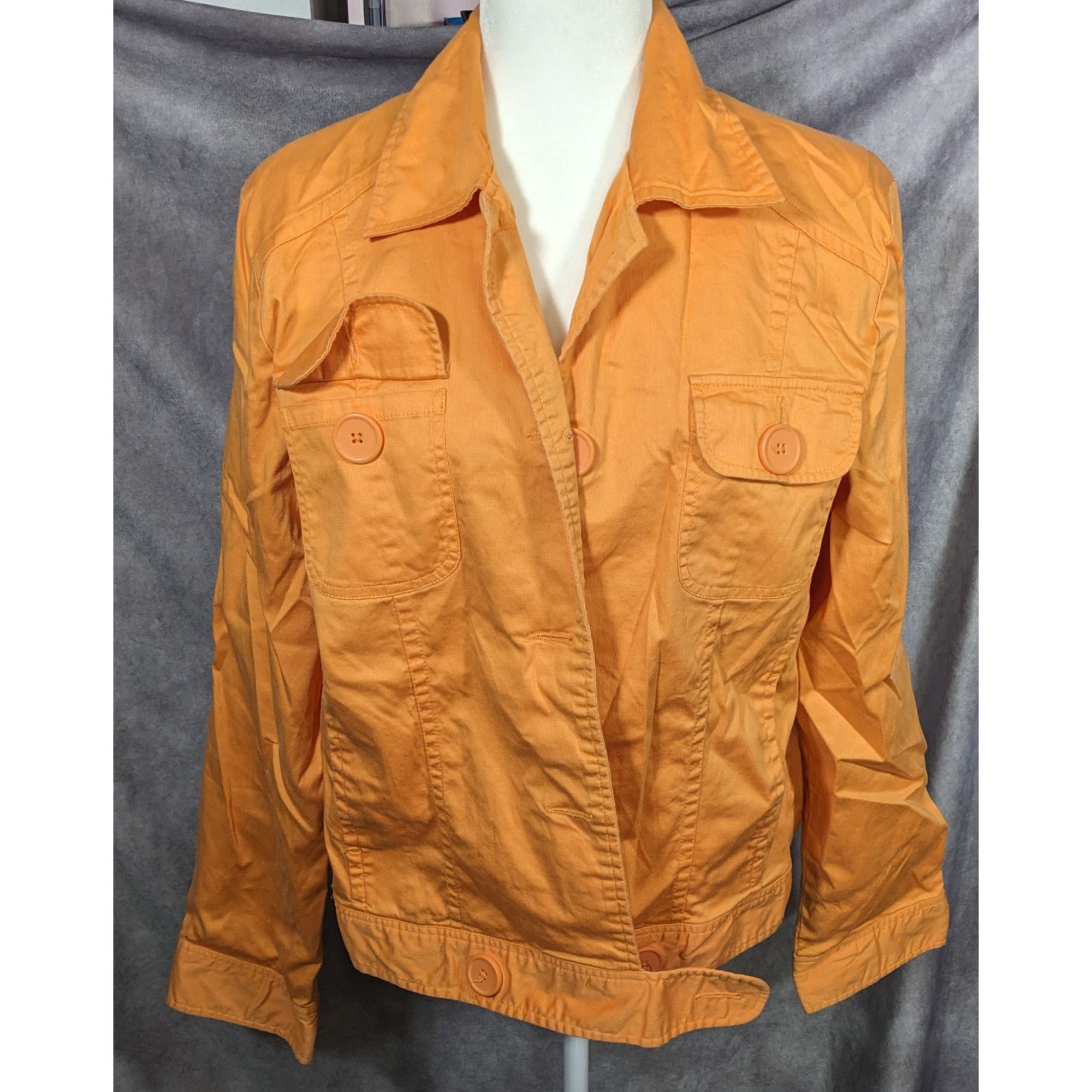 Other Vintage 90s Metrostyle Orang Button Down Jacket Size XXL / US 16-18 / IT 52-54 - 8 Thumbnail