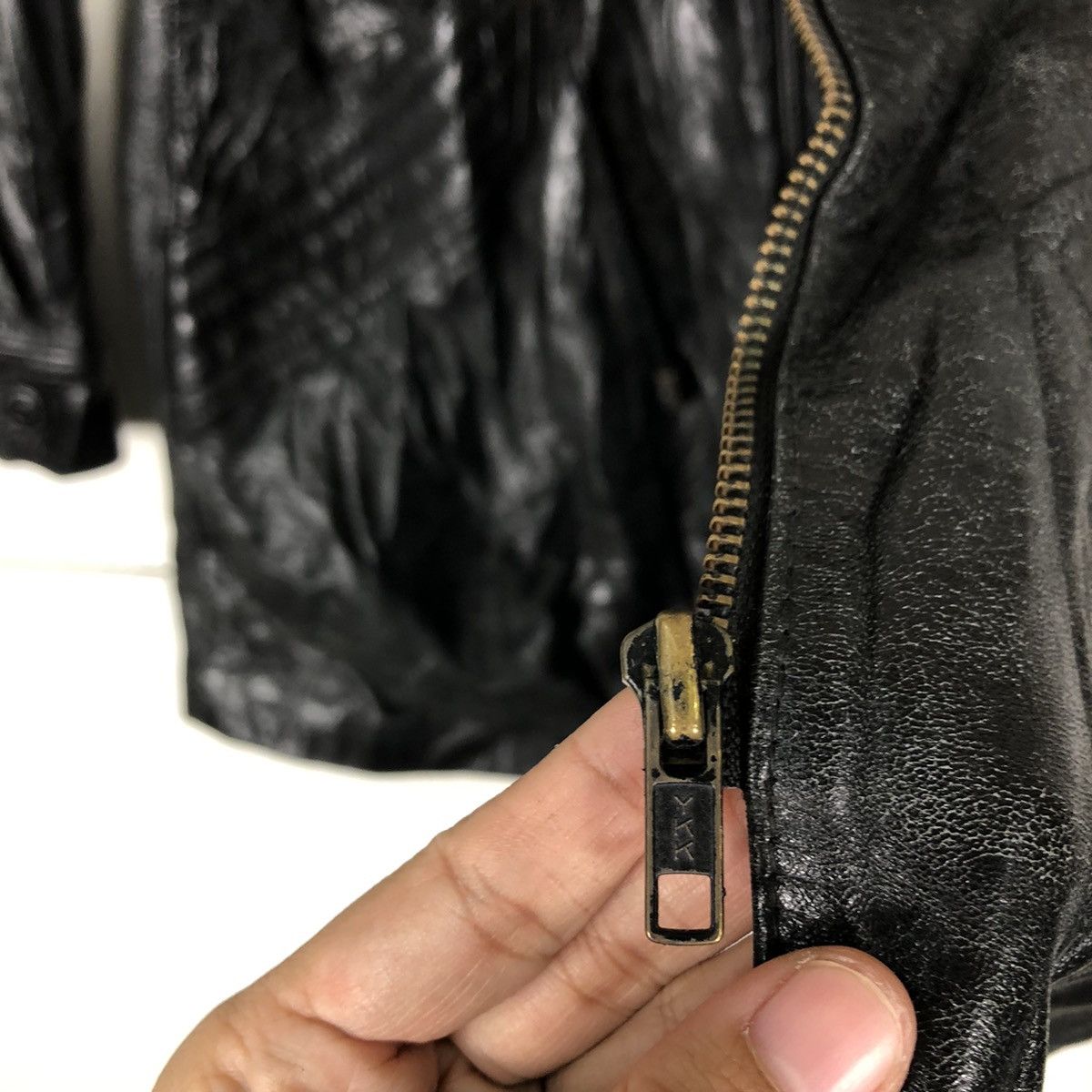 Japanese Brand 🔥Vtg Sheepskin Leather Jacket Nabornon Inspire Undercover Size US M / EU 48-50 / 2 - 14 Thumbnail