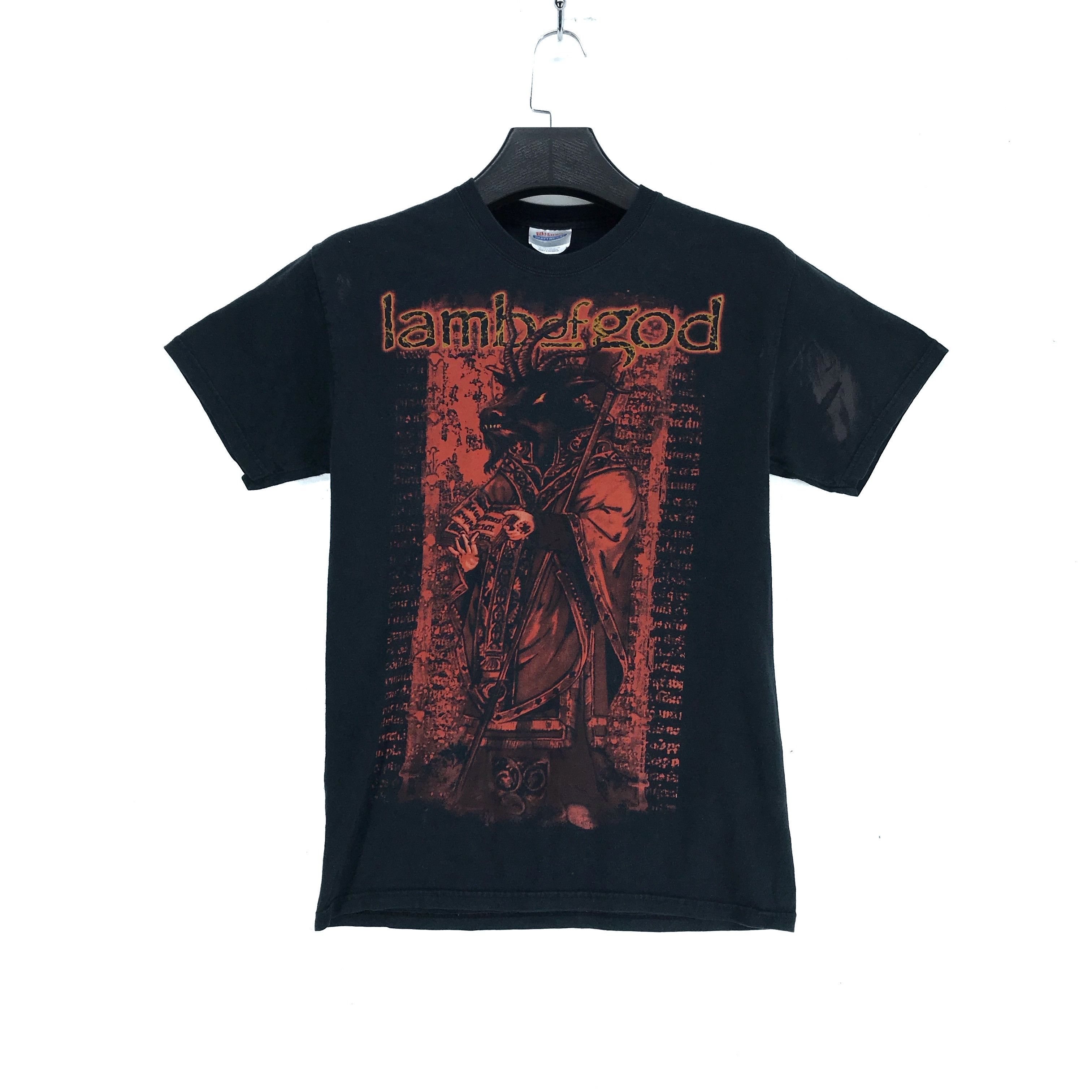 Hanes Lamb Of God Heavy Metal Band Graphic Tees #2680-29 Size US S / EU 44-46 / 1 - 1 Thumbnail