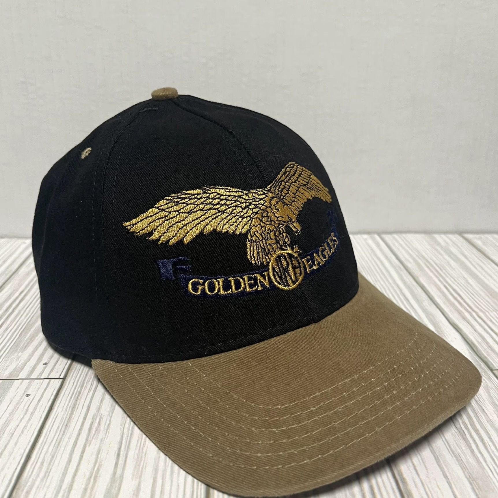 Vintage VINTAGE NRA Hat Cap Snap Back Golden Eagles USA Made Black Cotton Knit Men One Size Adjustable Size ONE SIZE - 7 Thumbnail