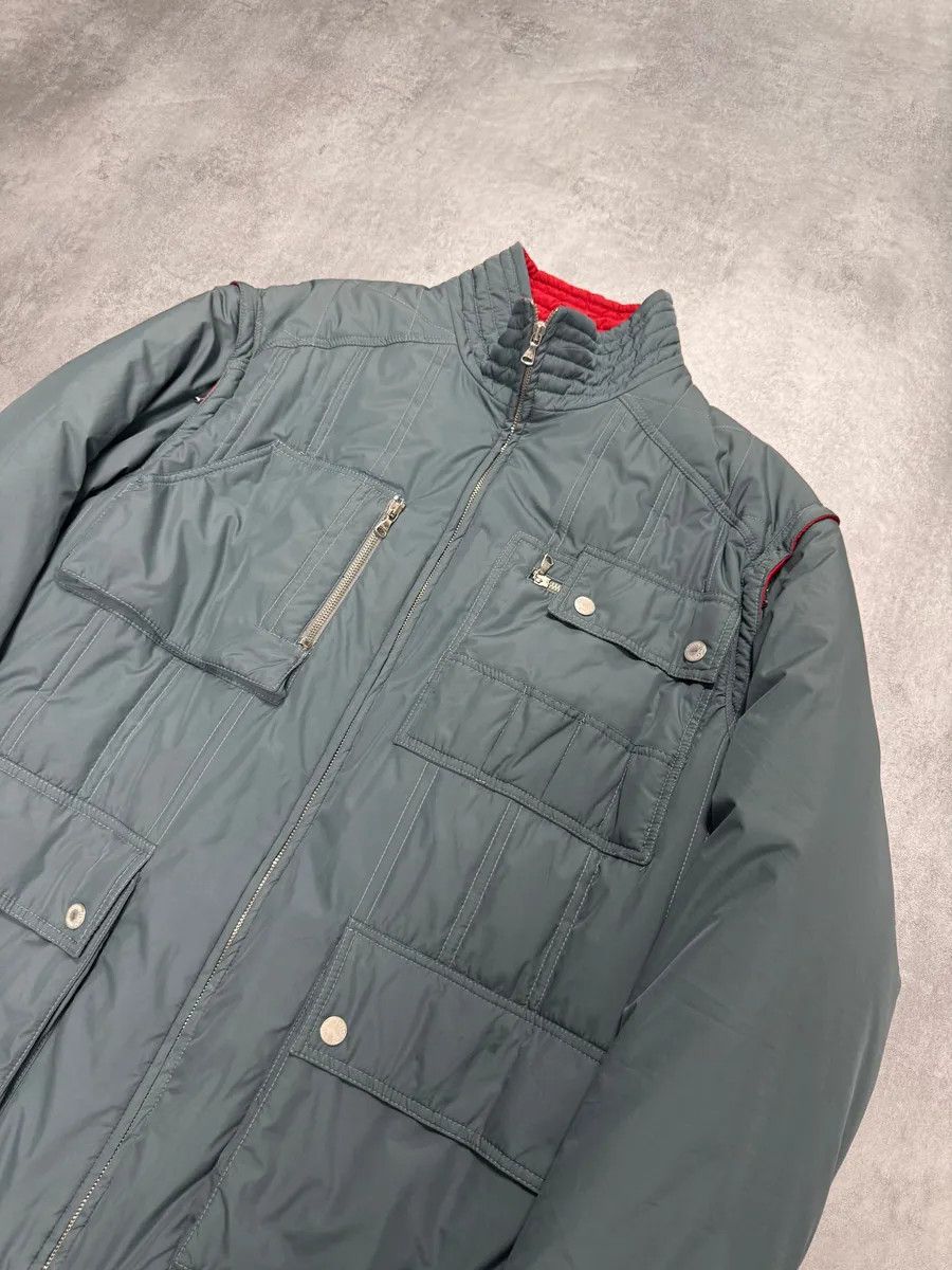 Dolce & Gabbana × Vintage 2000s Dolce & Gabbana Grey Sleeves Removable Puffer Jacket Size US L / EU 52-54 / 3 - 3 Thumbnail