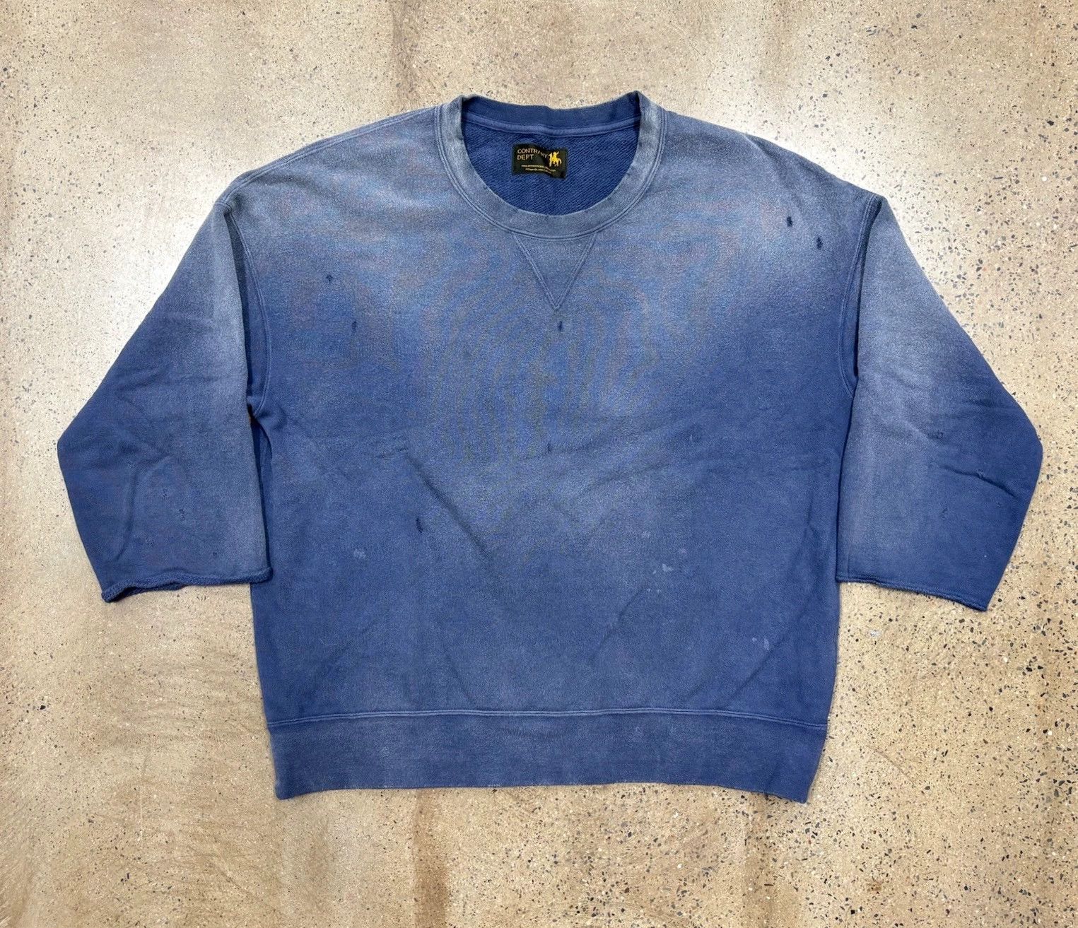 Visvim VISVIM Distressed 3/4 Sleeve Sweatshirt/Hoodie/Jacket Size US M / EU 48-50 / 2 - 5 Thumbnail