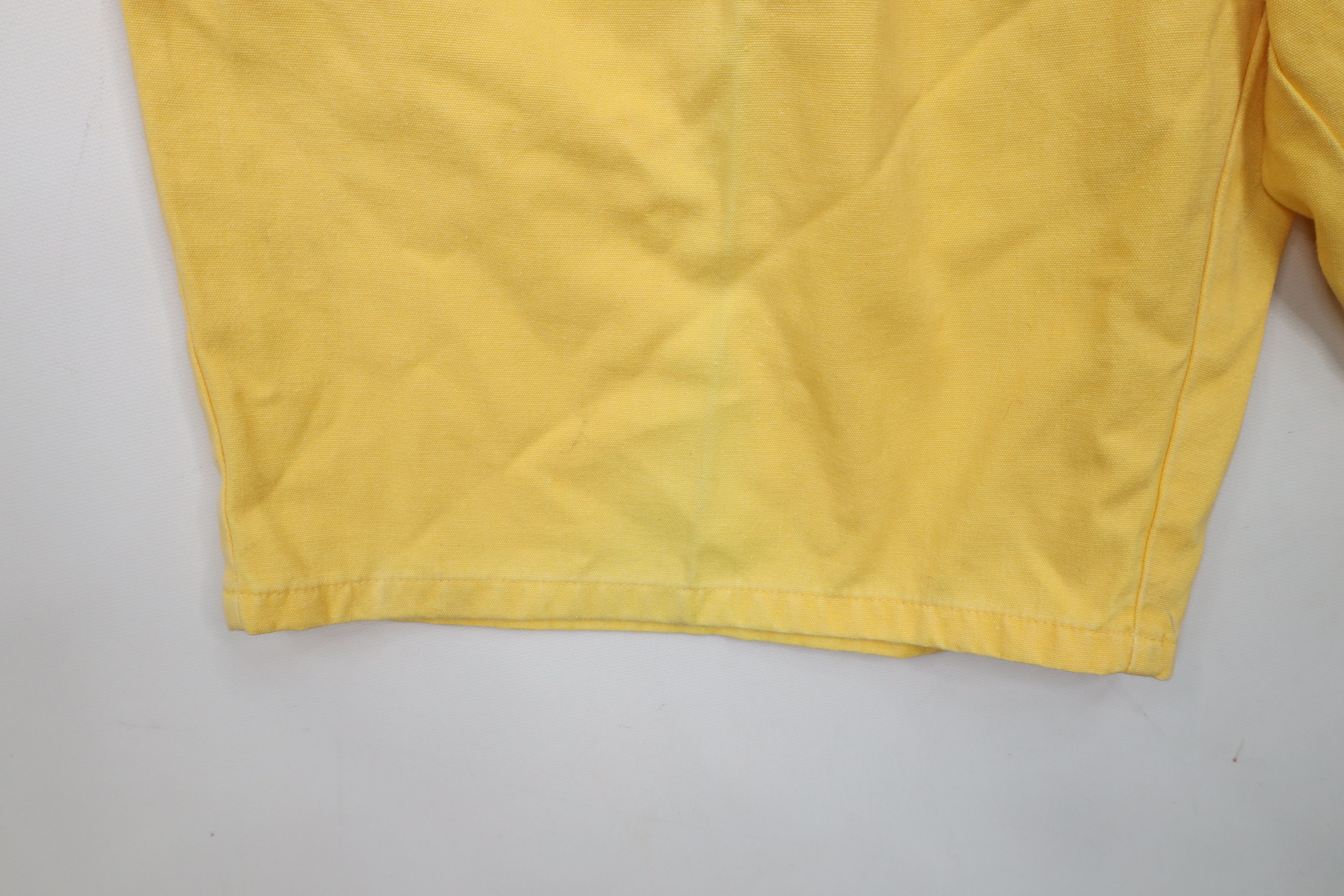 Nautica × Vintage Deadstock Vintage 90s Nautica Above Knee Chino Shorts Yellow Size US 32 / EU 48 - 5 Thumbnail