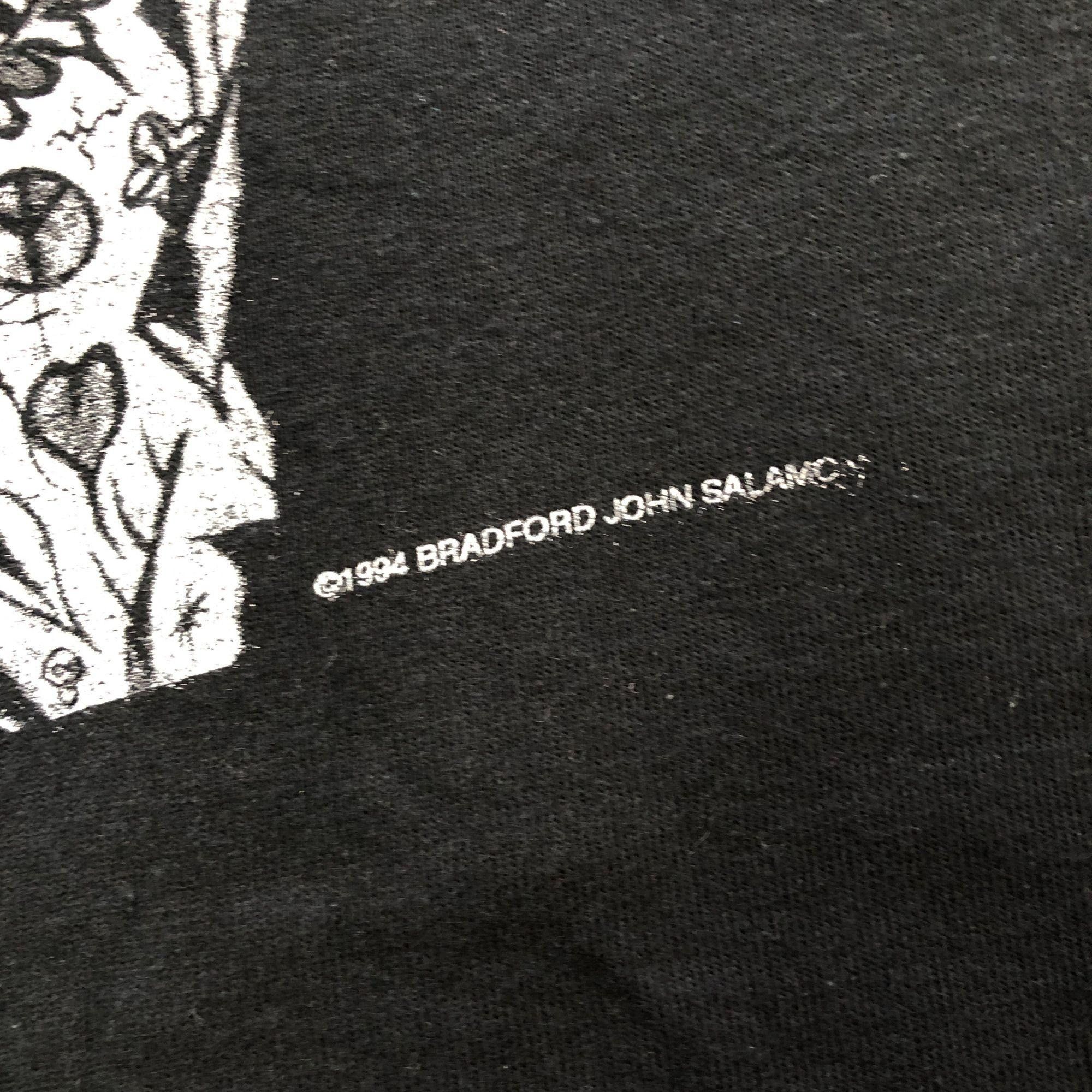 Vintage Vintage Bradford Gallery 1994 Jimi Hendrix Black T-Shirt Size US XL / EU 56 / 4 - 7 Thumbnail